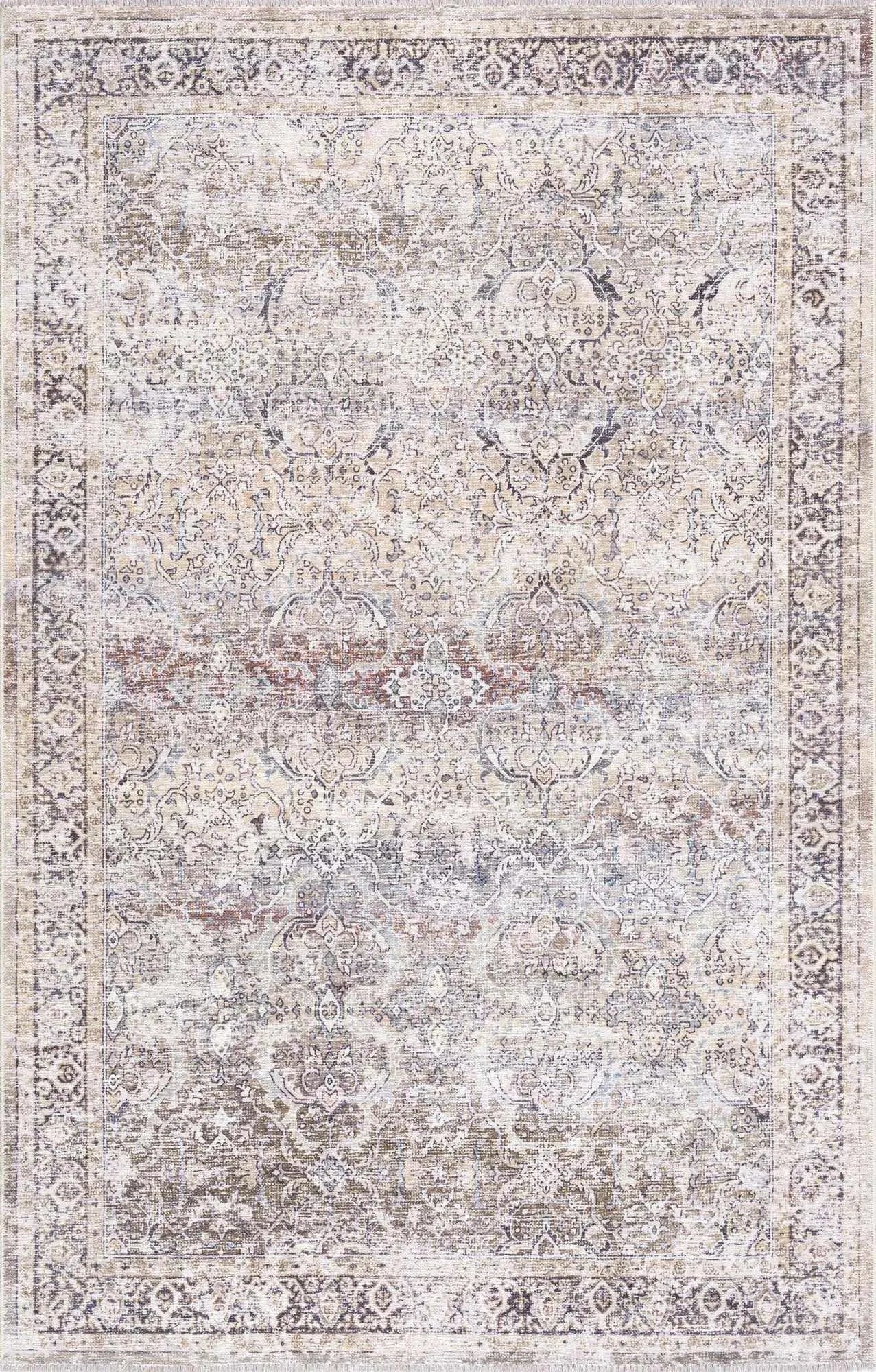 Olive Holi-2304 Washable Area Rug - The Mayfair Hall