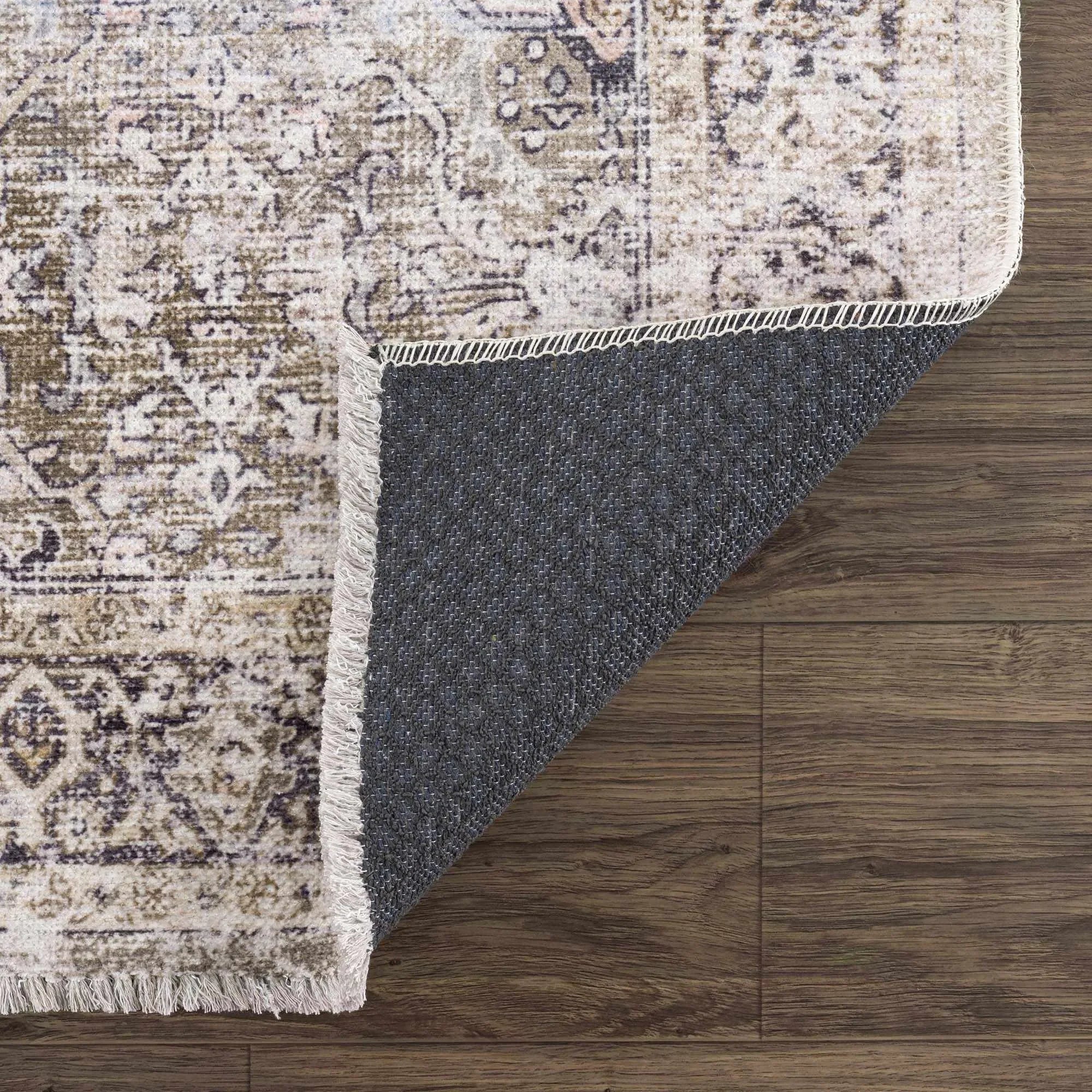 Olive Holi-2304 Washable Area Rug - The Mayfair Hall