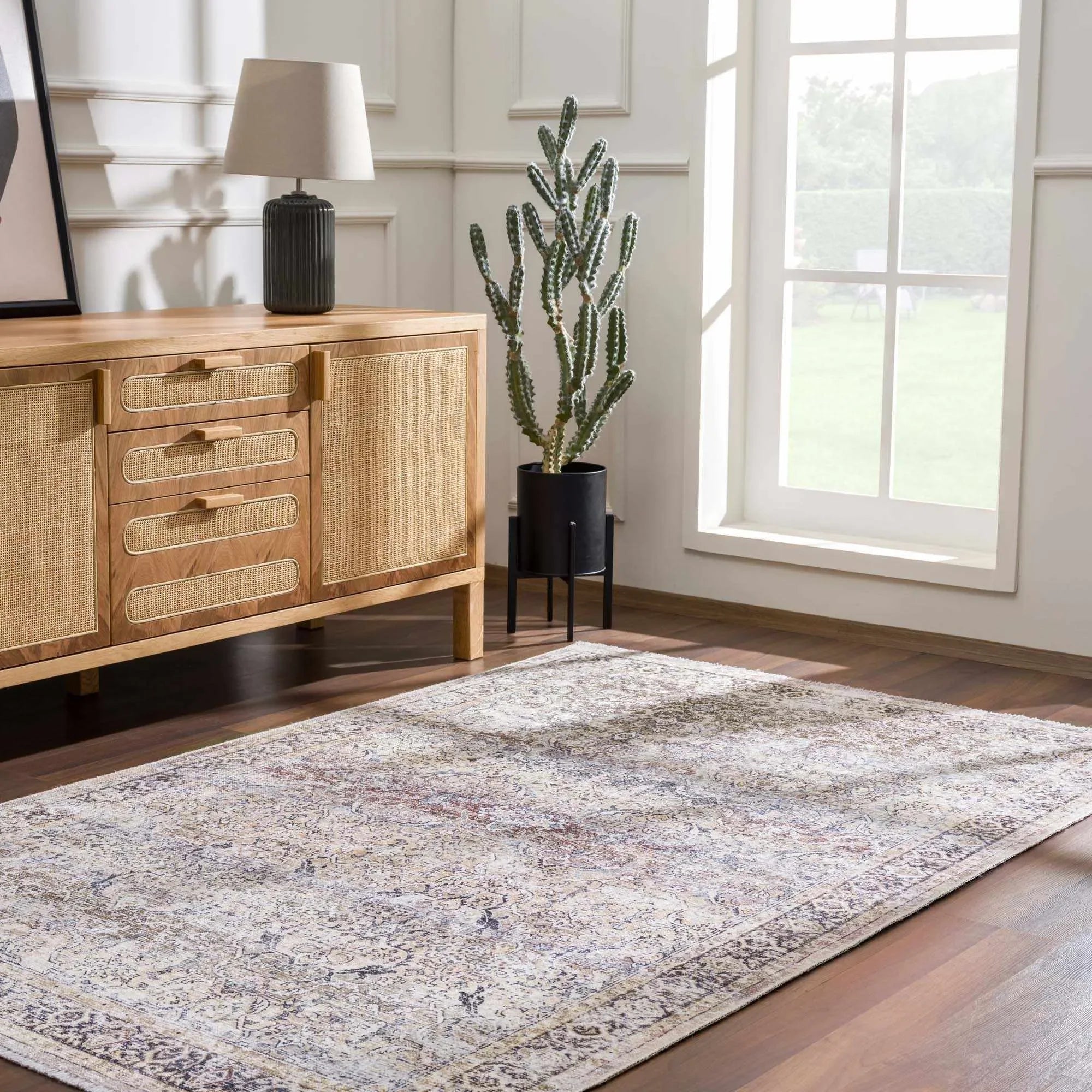 Olive Holi-2304 Washable Area Rug - The Mayfair Hall
