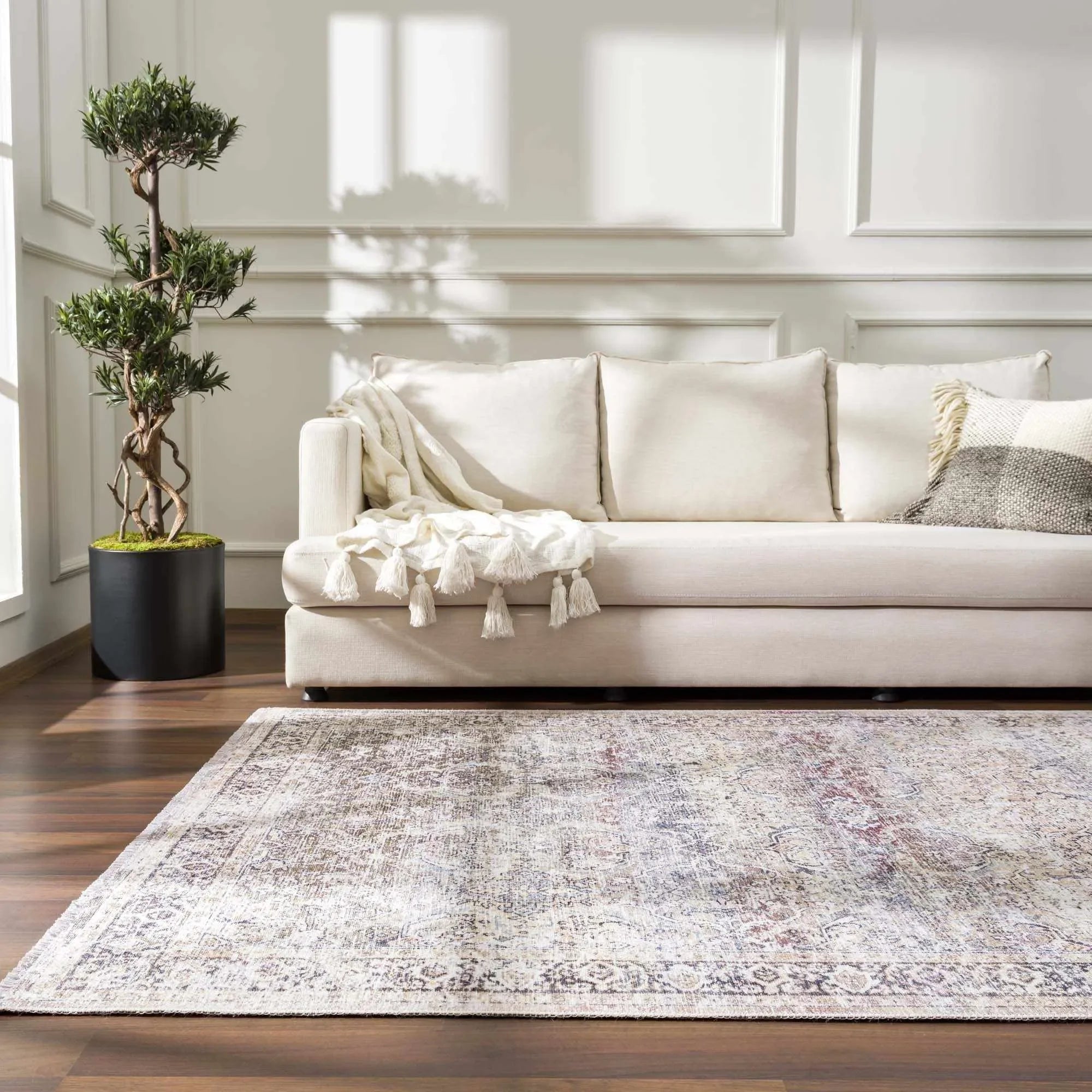 Olive Holi-2304 Washable Area Rug - The Mayfair Hall
