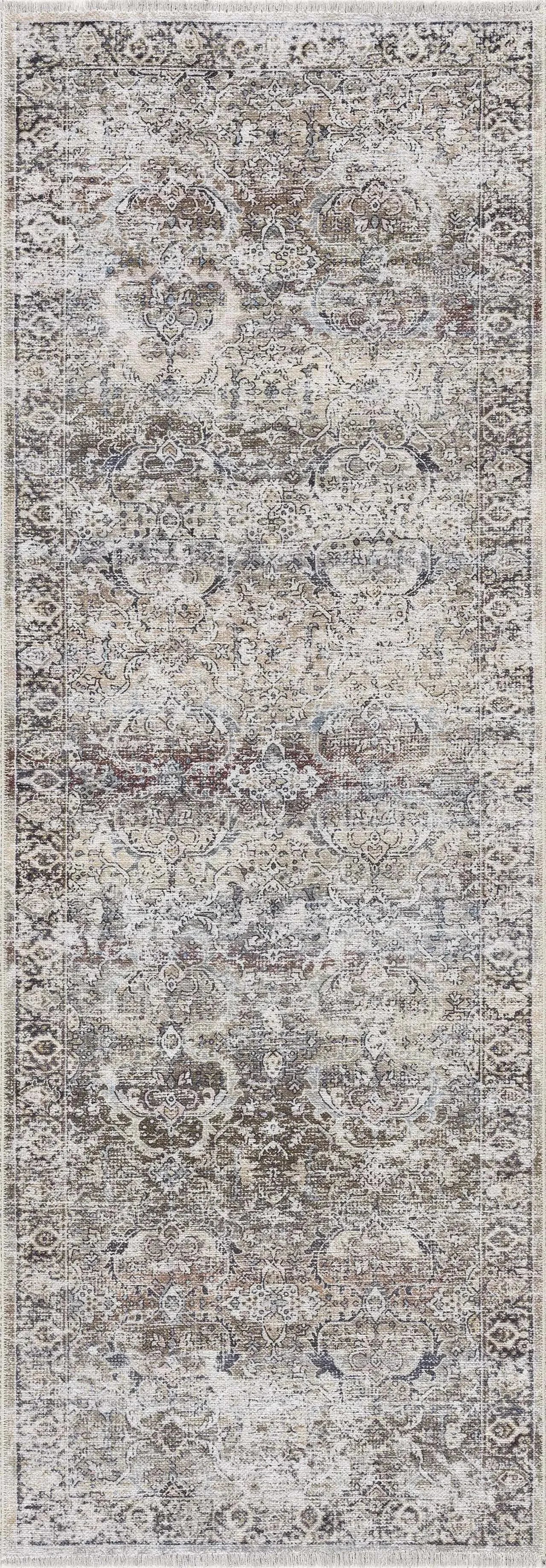 Olive Holi-2304 Washable Area Rug - The Mayfair Hall