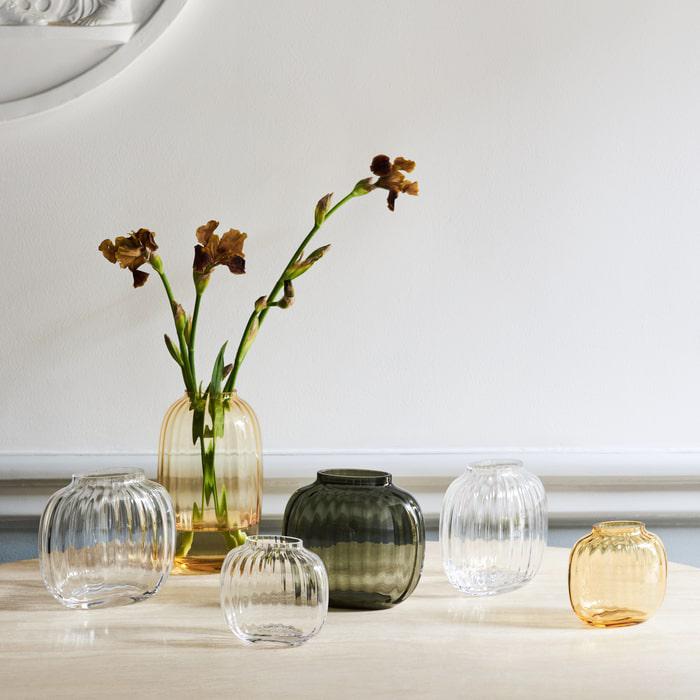 Holmegaard Primula Oval Vase, H: 6.9"