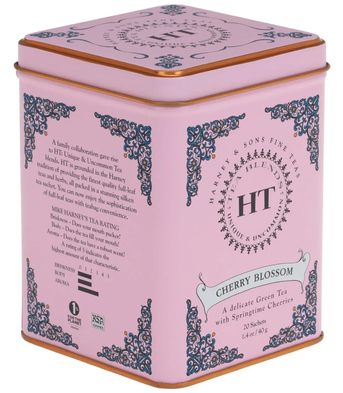 Cherry Blossom, HT Tin of 20 Sachets - The Mayfair Hall