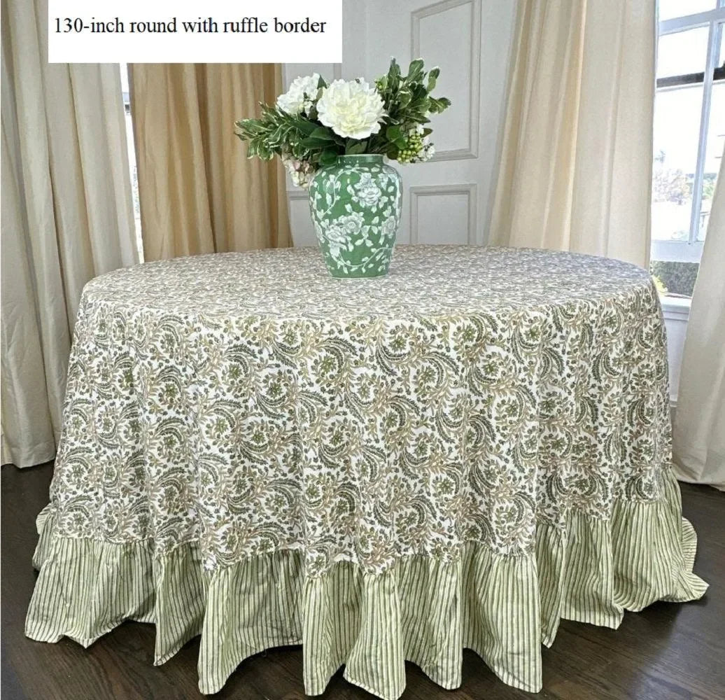 Harvest Fable Cotton Tablecloth - The Mayfair Hall