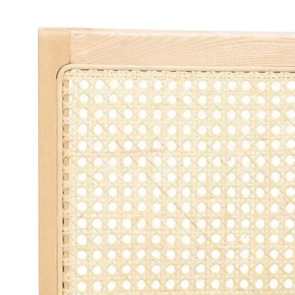 Hattie Solid Ash Wood Bar Stool in Natural - The Mayfair Hall