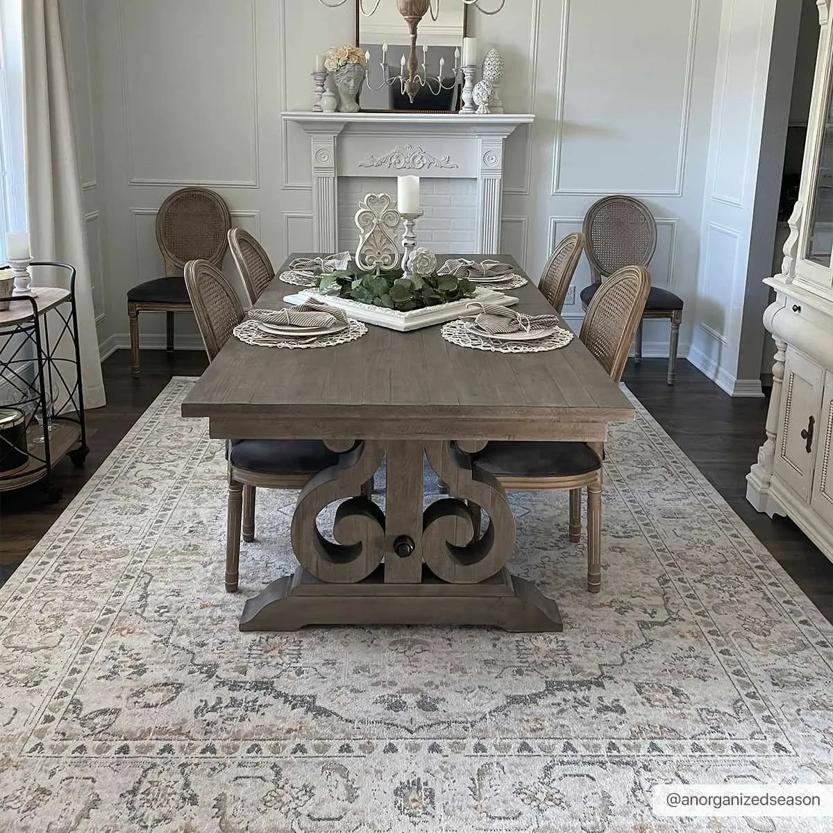 Hiti Cream Washable Performance Rug - The Mayfair Hall