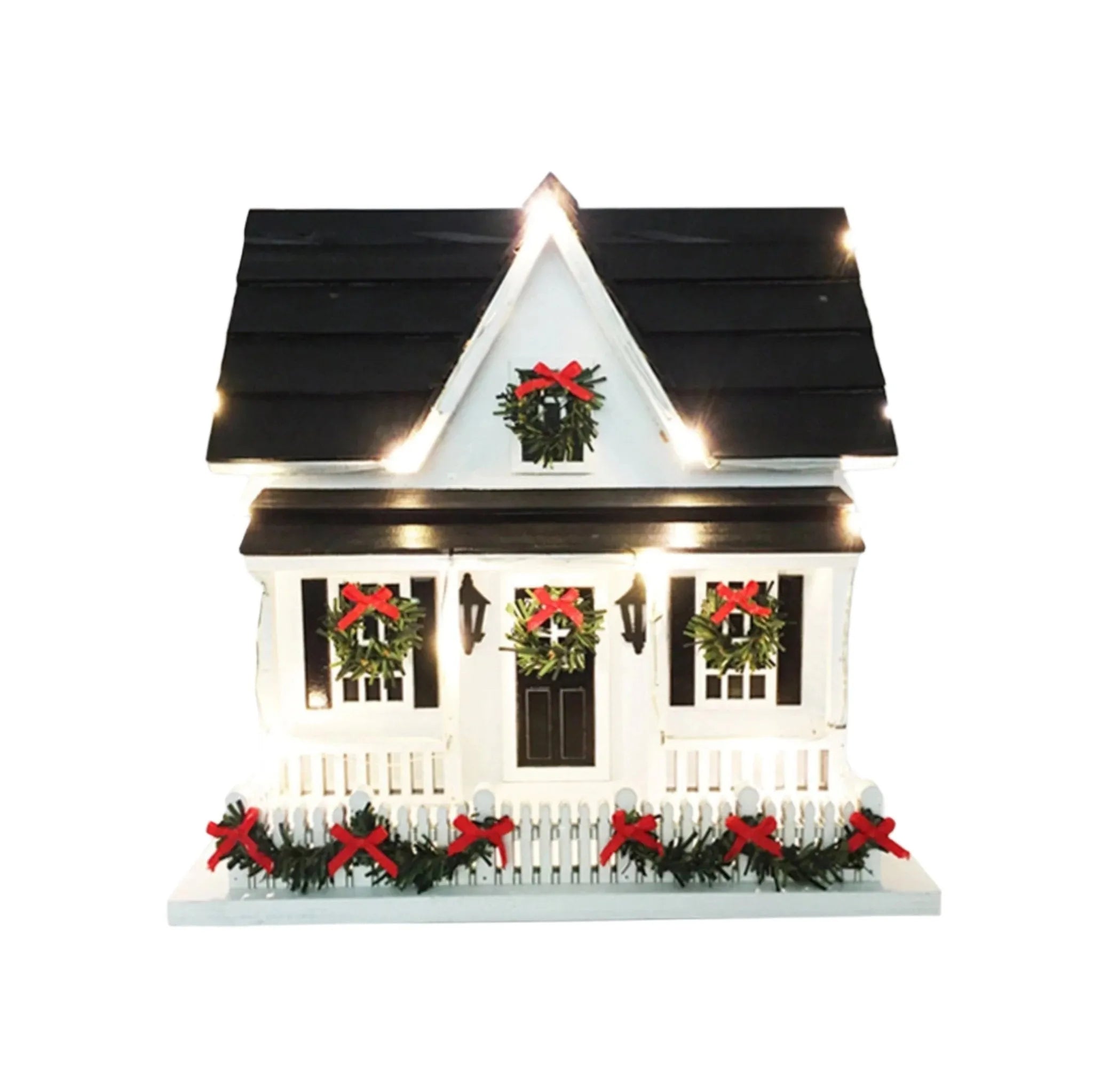 Holiday House with Lights