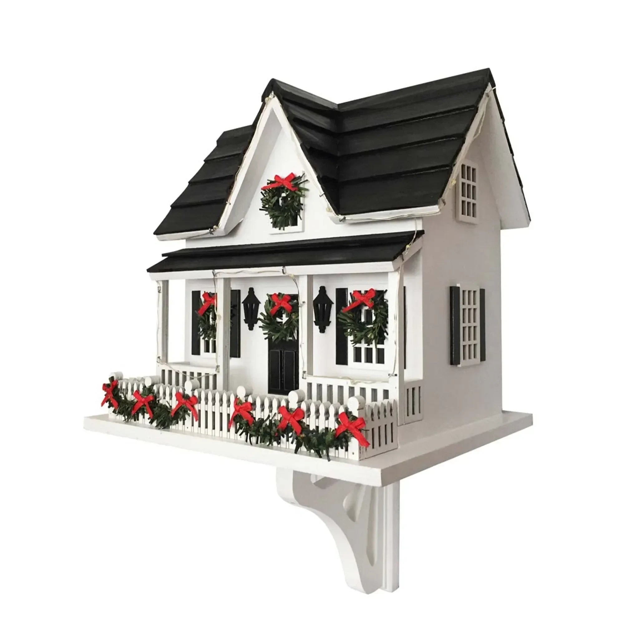 Holiday Bird House with Lights - The Mayfair Hall