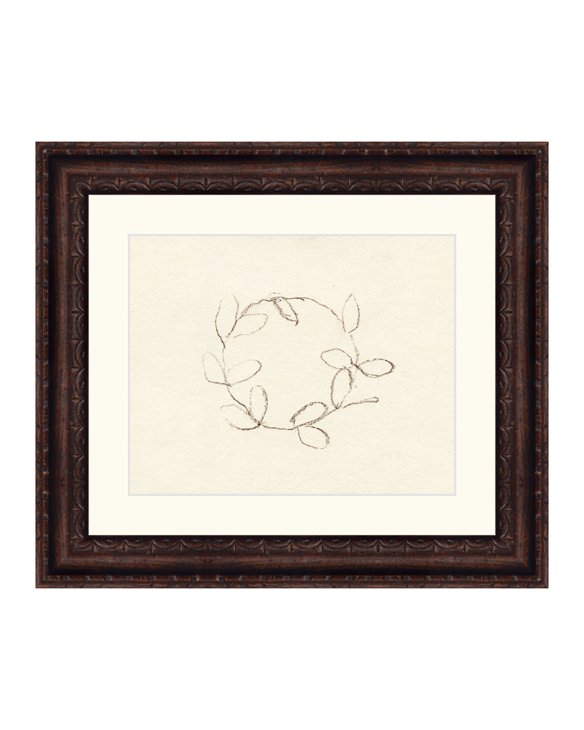 Holiday Wreath Drawing