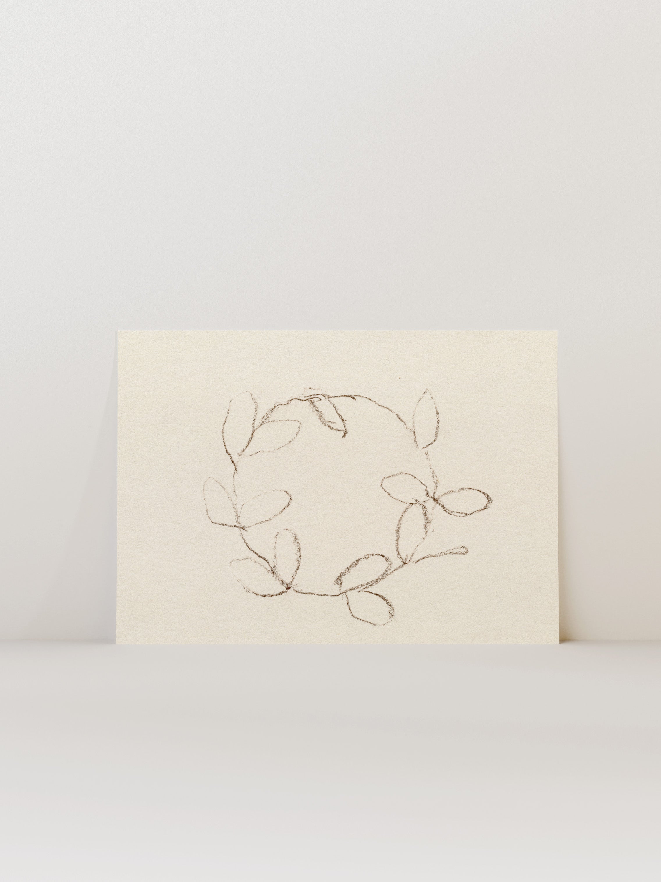 Holiday Wreath Drawing