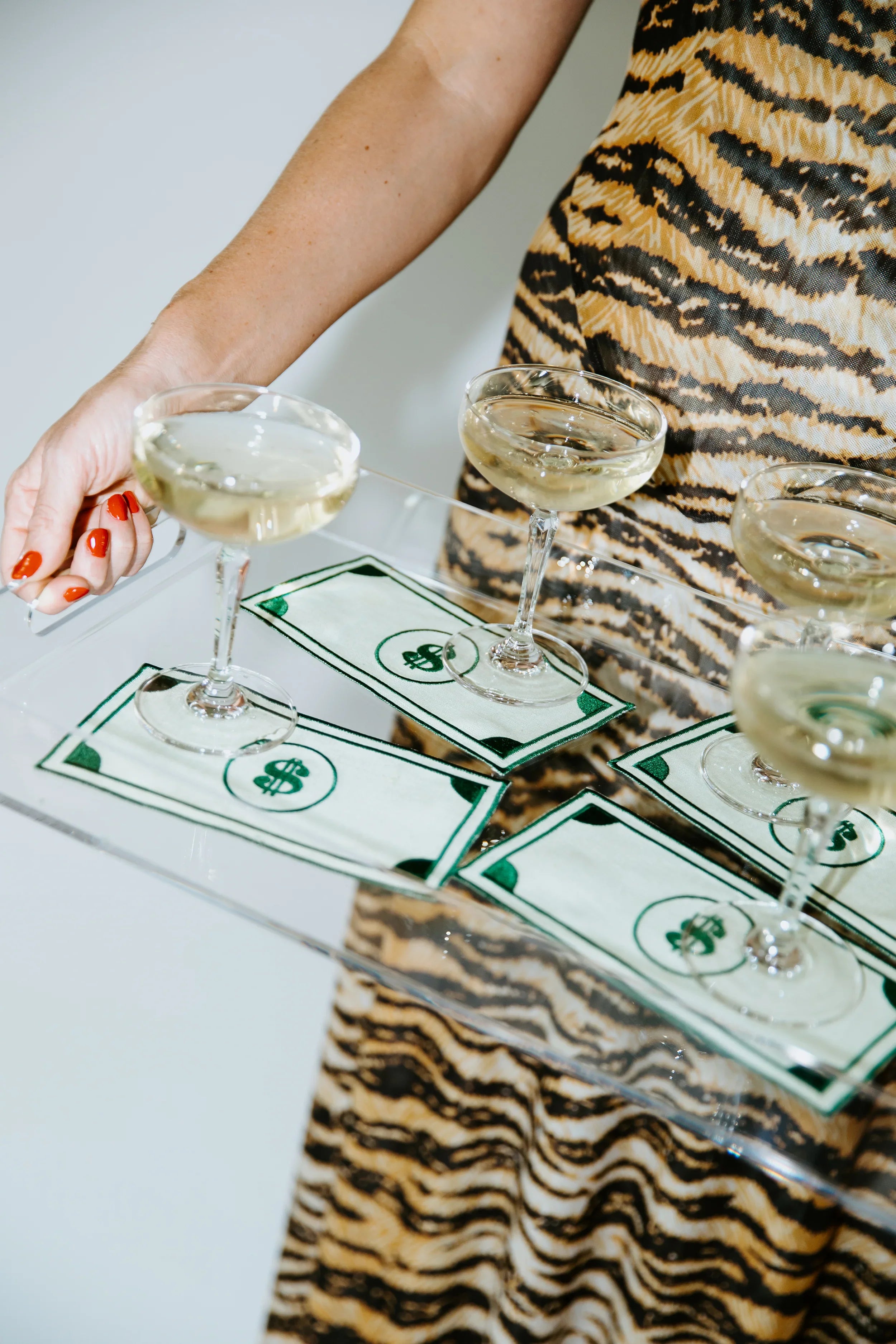 Bank Note Cocktail Napkins - The Mayfair Hall
