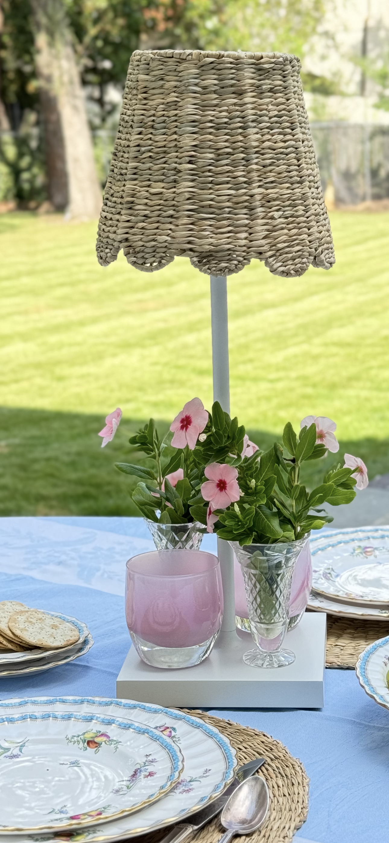 XXL Seagrass Shade Cover (Scalloped in Natural)