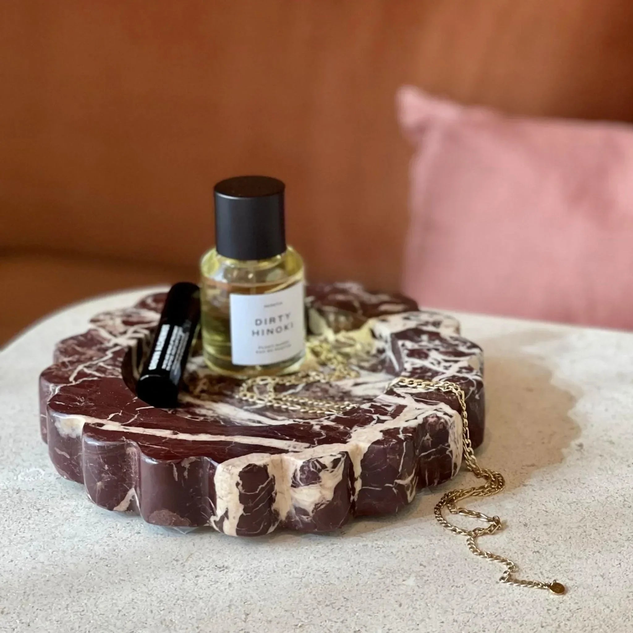 Marble Sun Tray in Cherry Gold - The Mayfair Hall