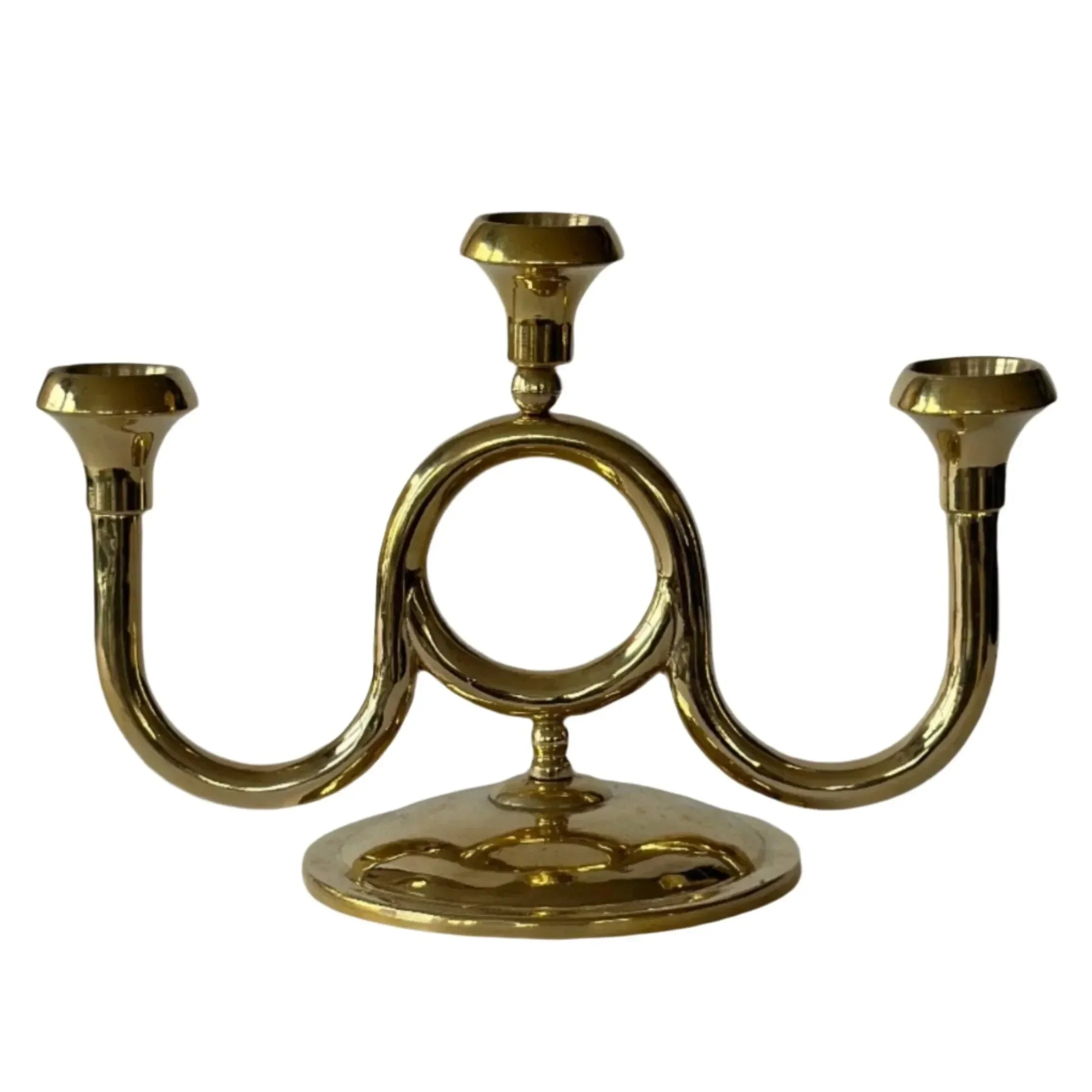 Canton Candelabra in Brass - The Mayfair Hall