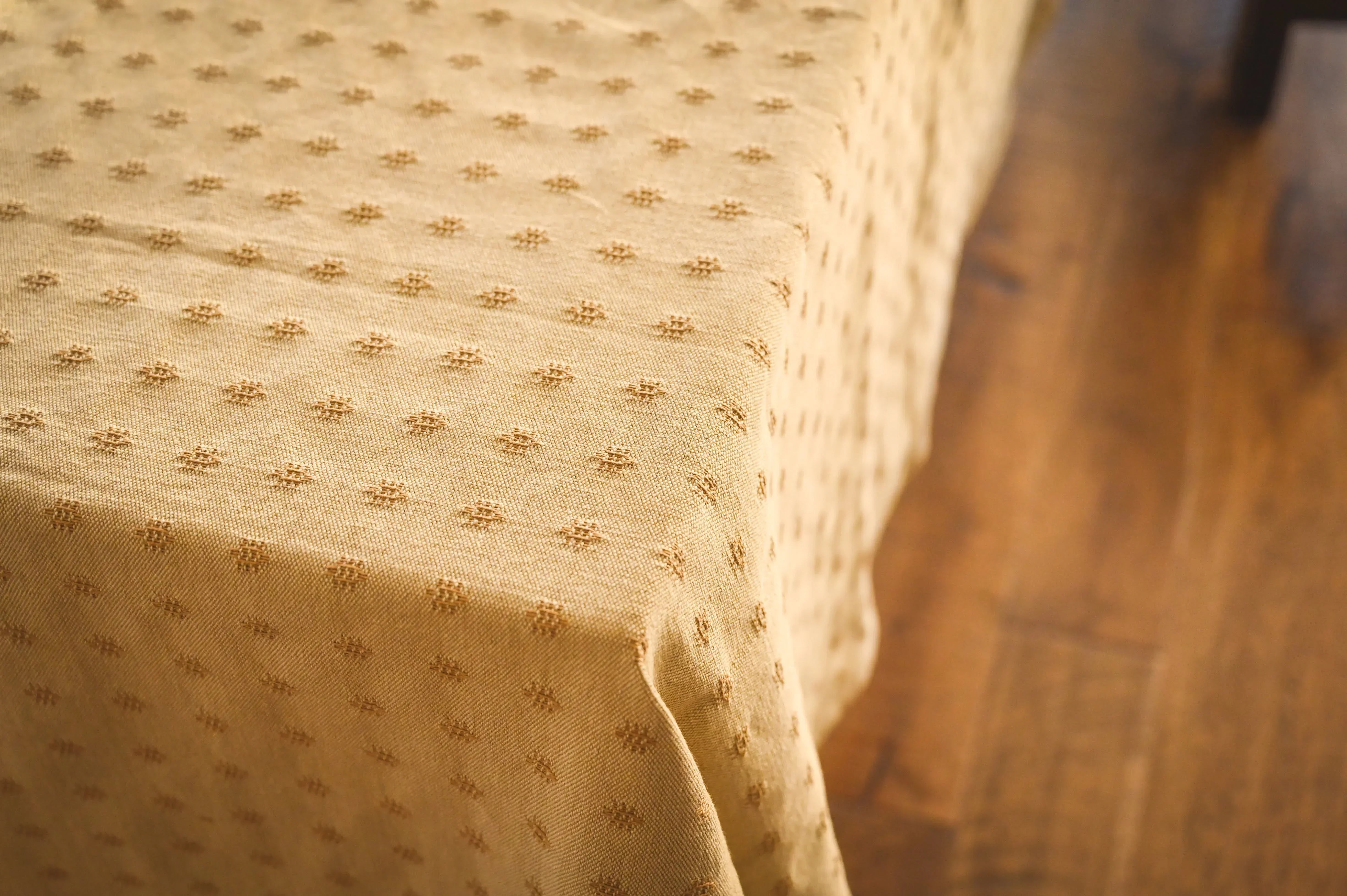 Umber Dobby Tablecloth - The Mayfair Hall