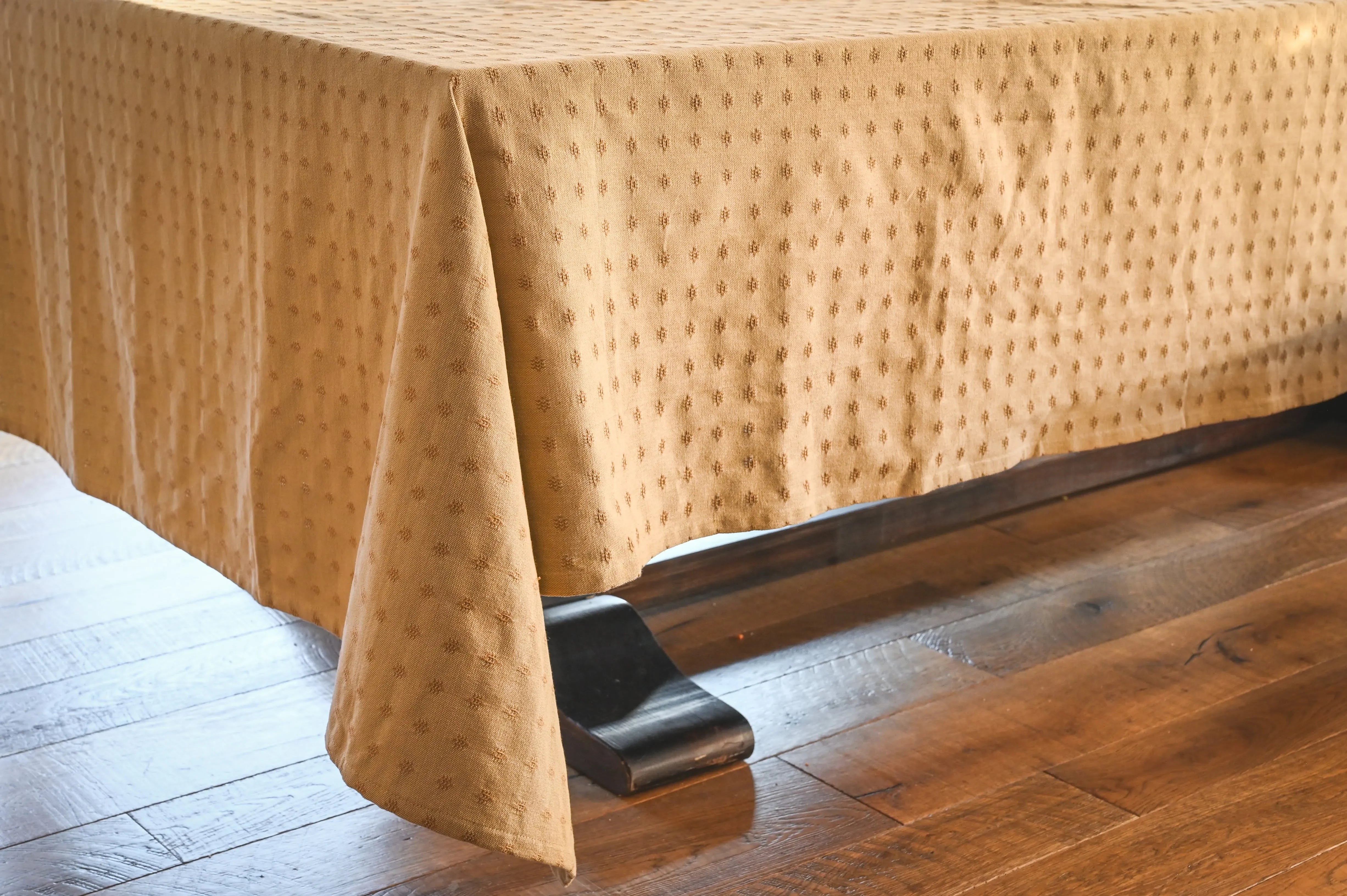 Umber Dobby Tablecloth - The Mayfair Hall