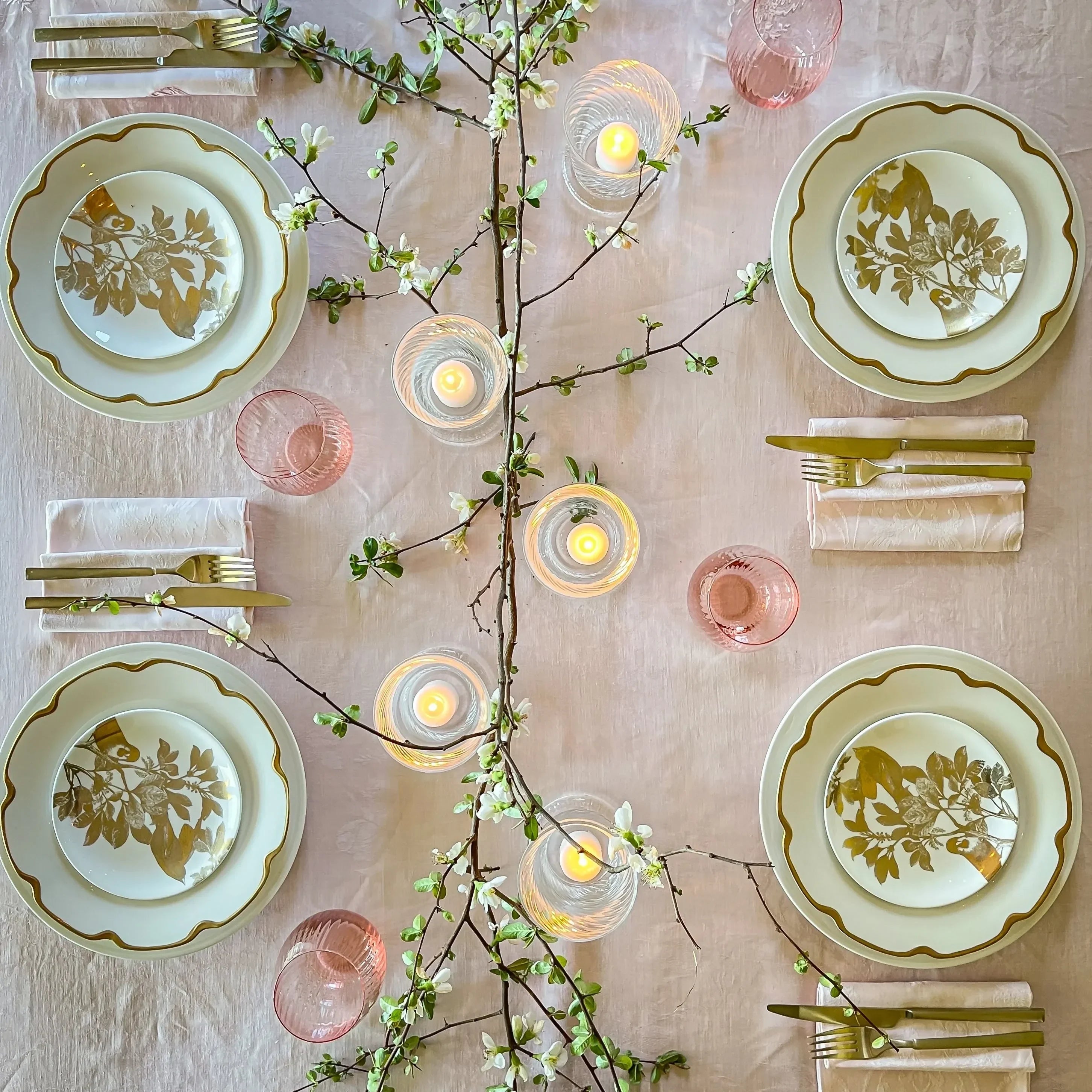 Arbor Birds Porcelain Small Plates (Set of 4) - The Mayfair Hall