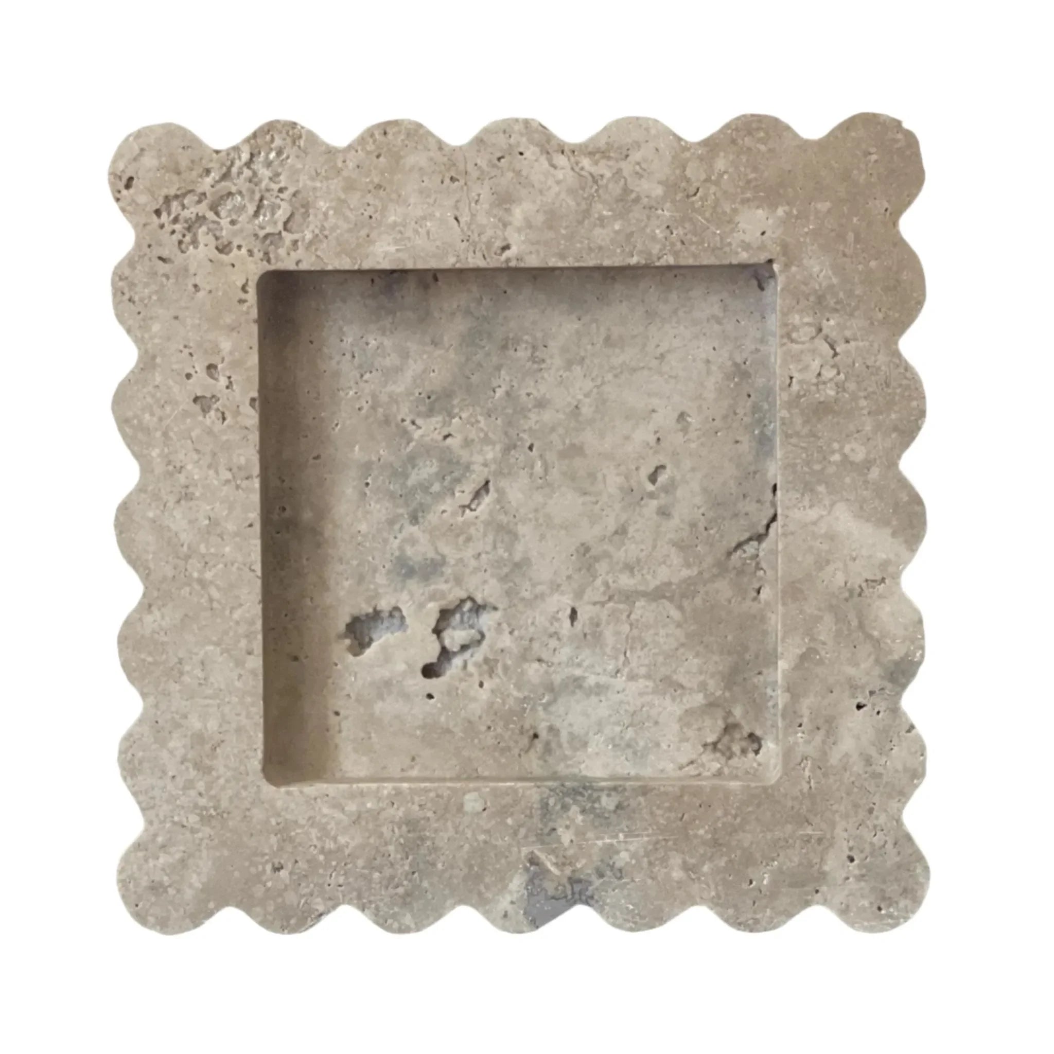 Marble Box Tray in Travertine - The Mayfair Hall