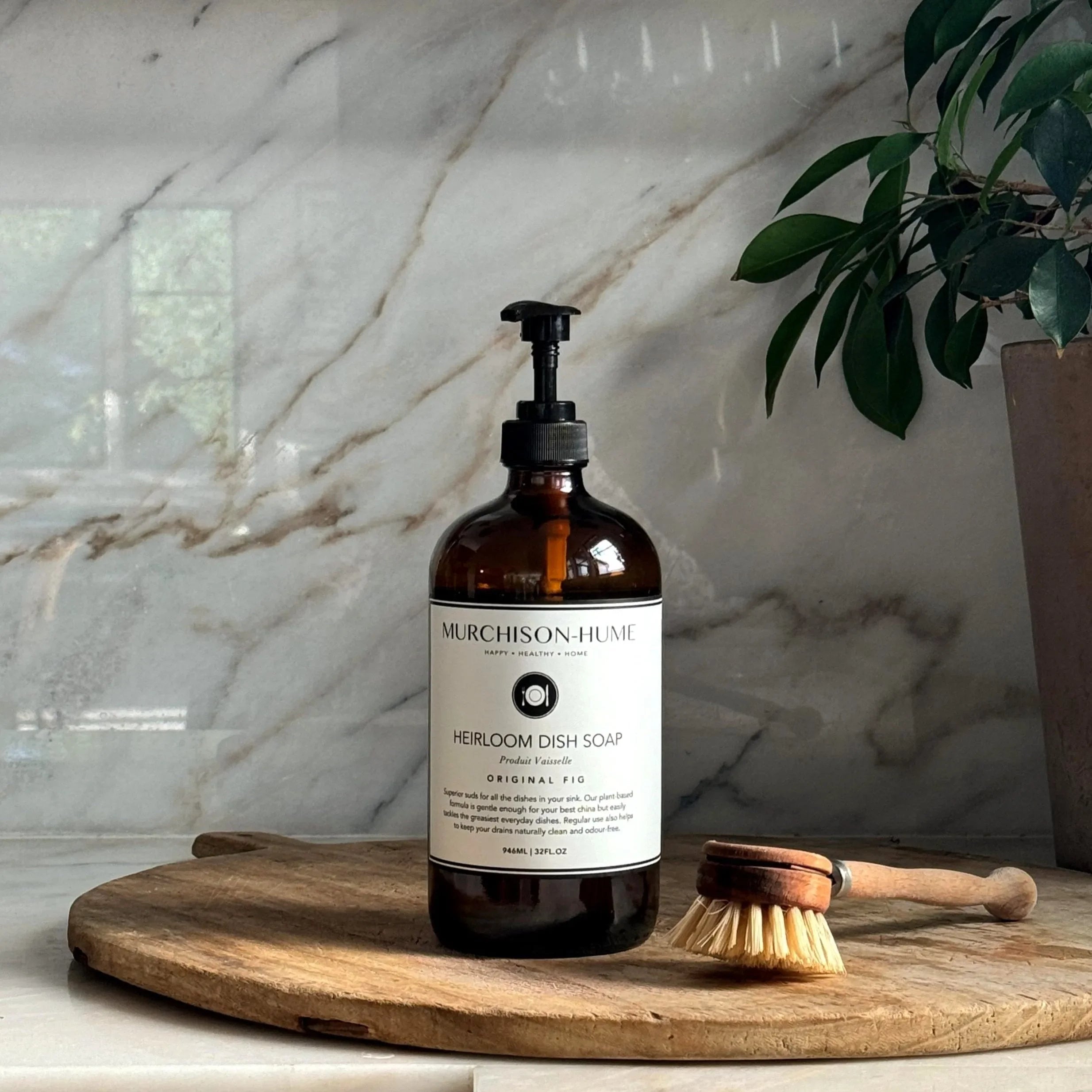 Heirloom Dish Soap in Amber Glass Bottle - The Mayfair Hall