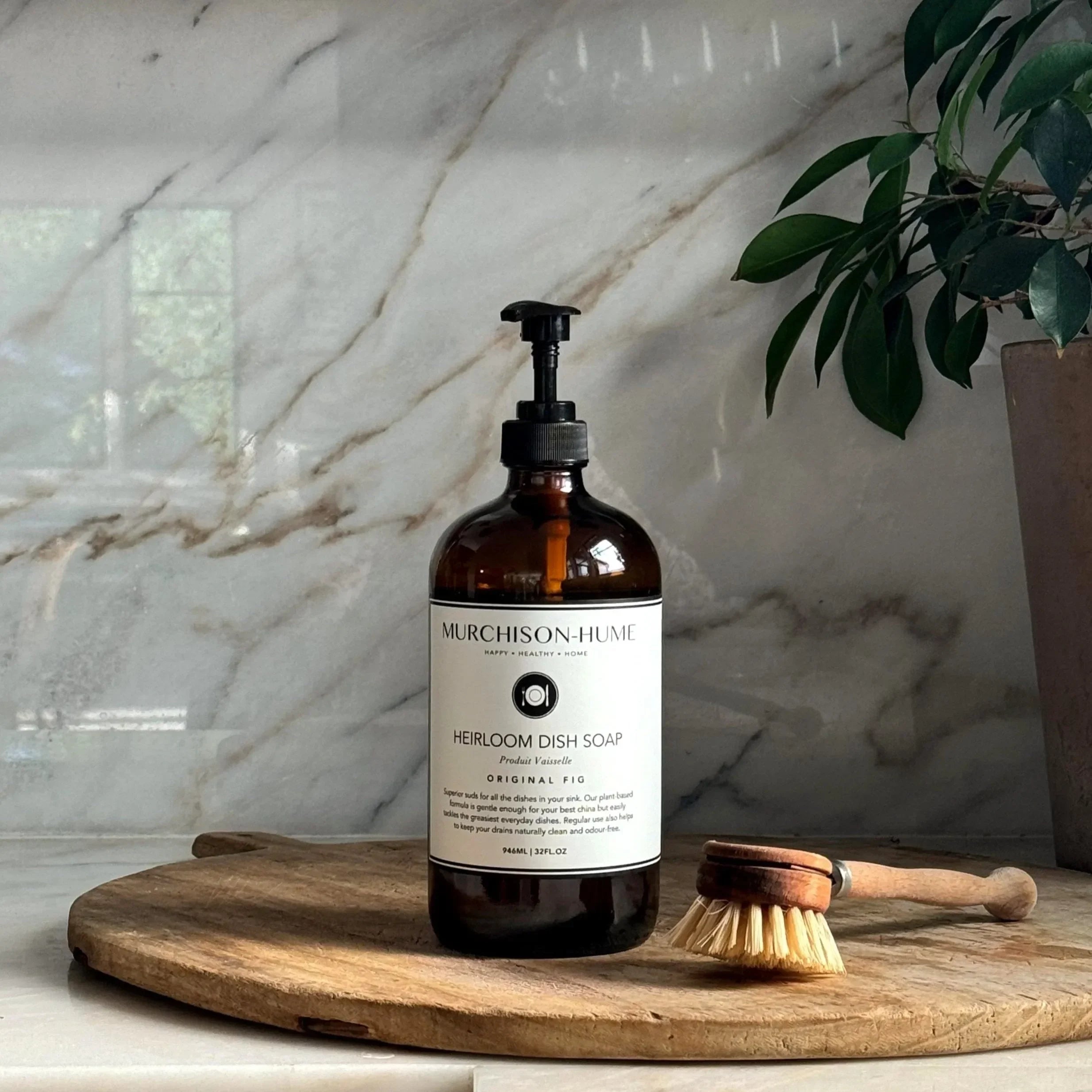 Heirloom Dish Soap in Amber Glass Bottle - The Mayfair Hall