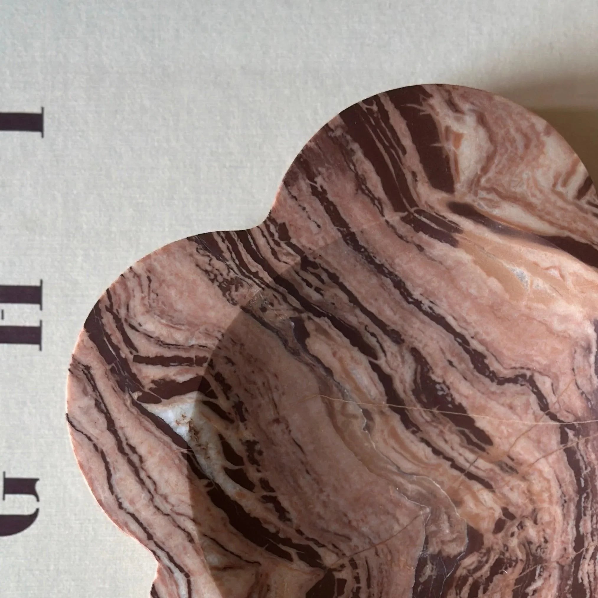 Marble Bud Tray in Pink Puff - The Mayfair Hall