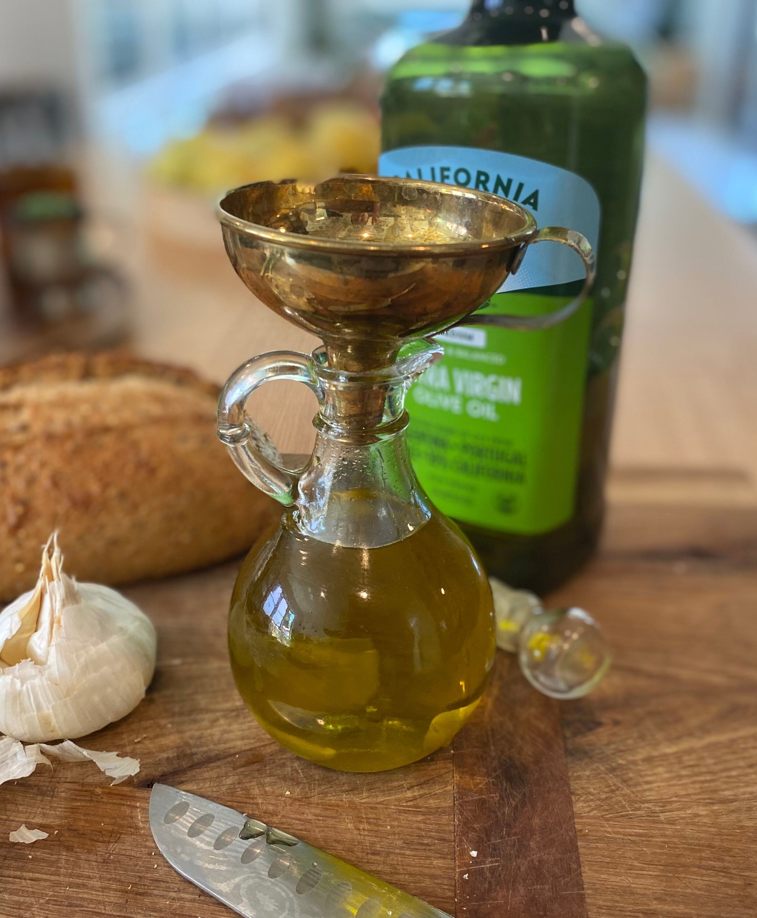 Solid Brass Funnel