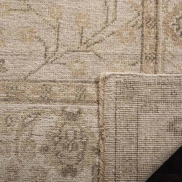 Izmir Wool Rug in Gold and Ivory - The Mayfair Hall