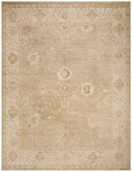 Izmir Wool Rug in Gold and Ivory - The Mayfair Hall