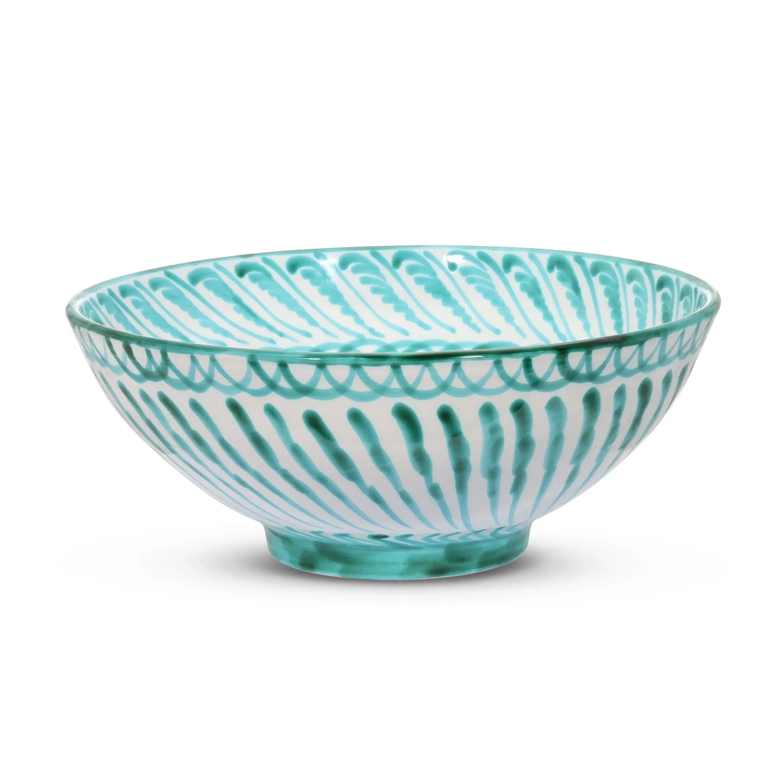 Large bowl with hand painted designs - The Mayfair Hall