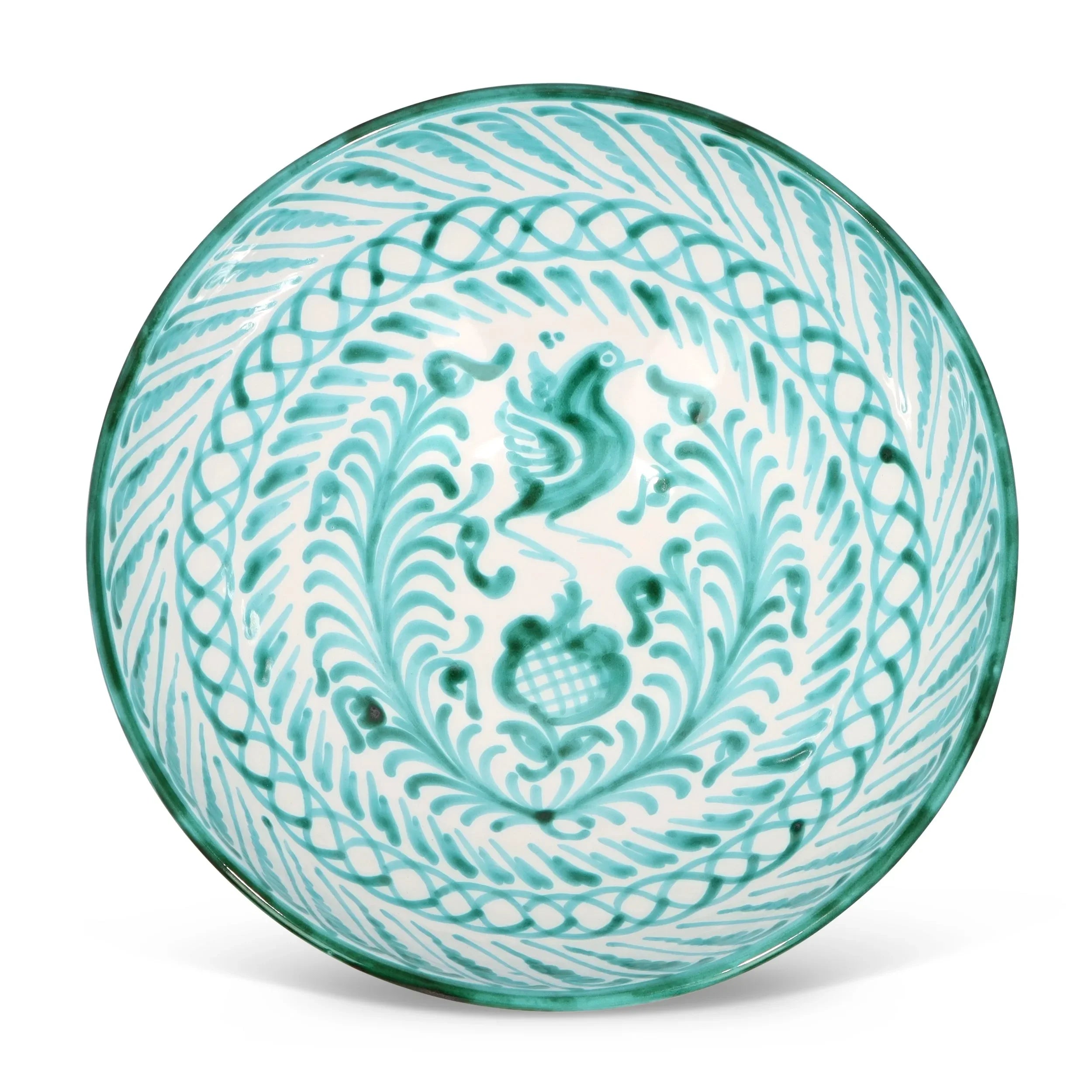 Large bowl with hand painted designs - The Mayfair Hall