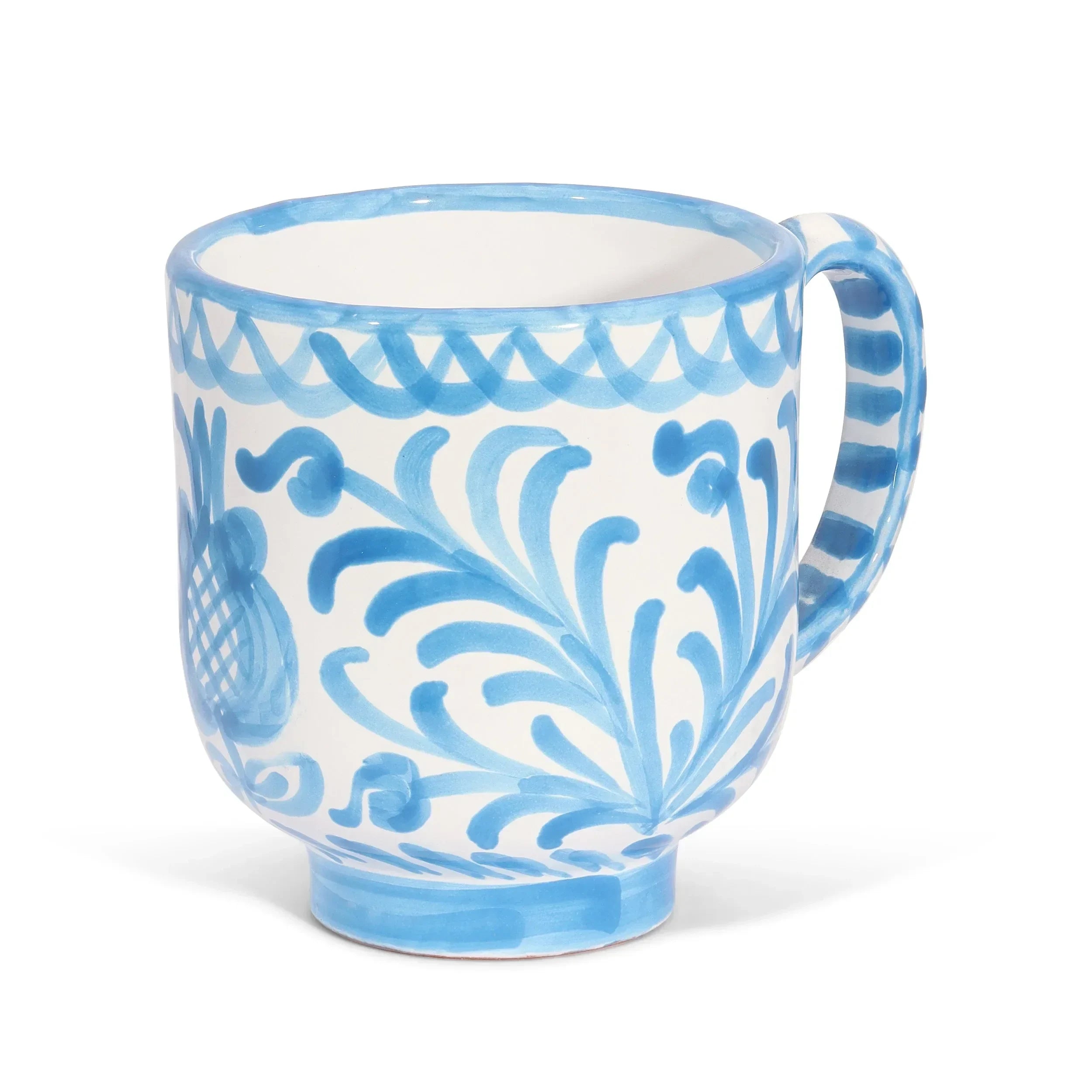 Mug with hand painted designs - The Mayfair Hall