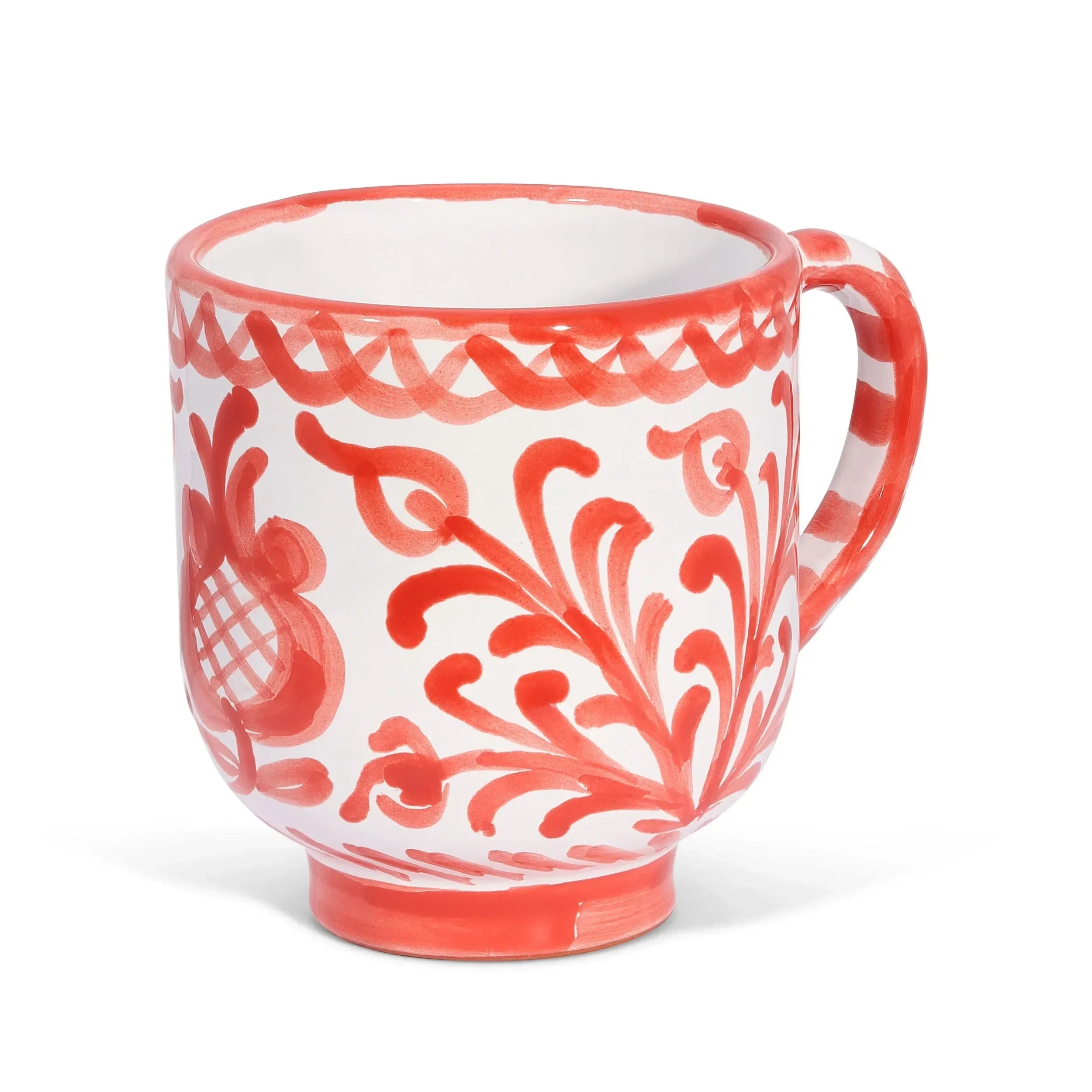 Mug with hand painted designs - The Mayfair Hall