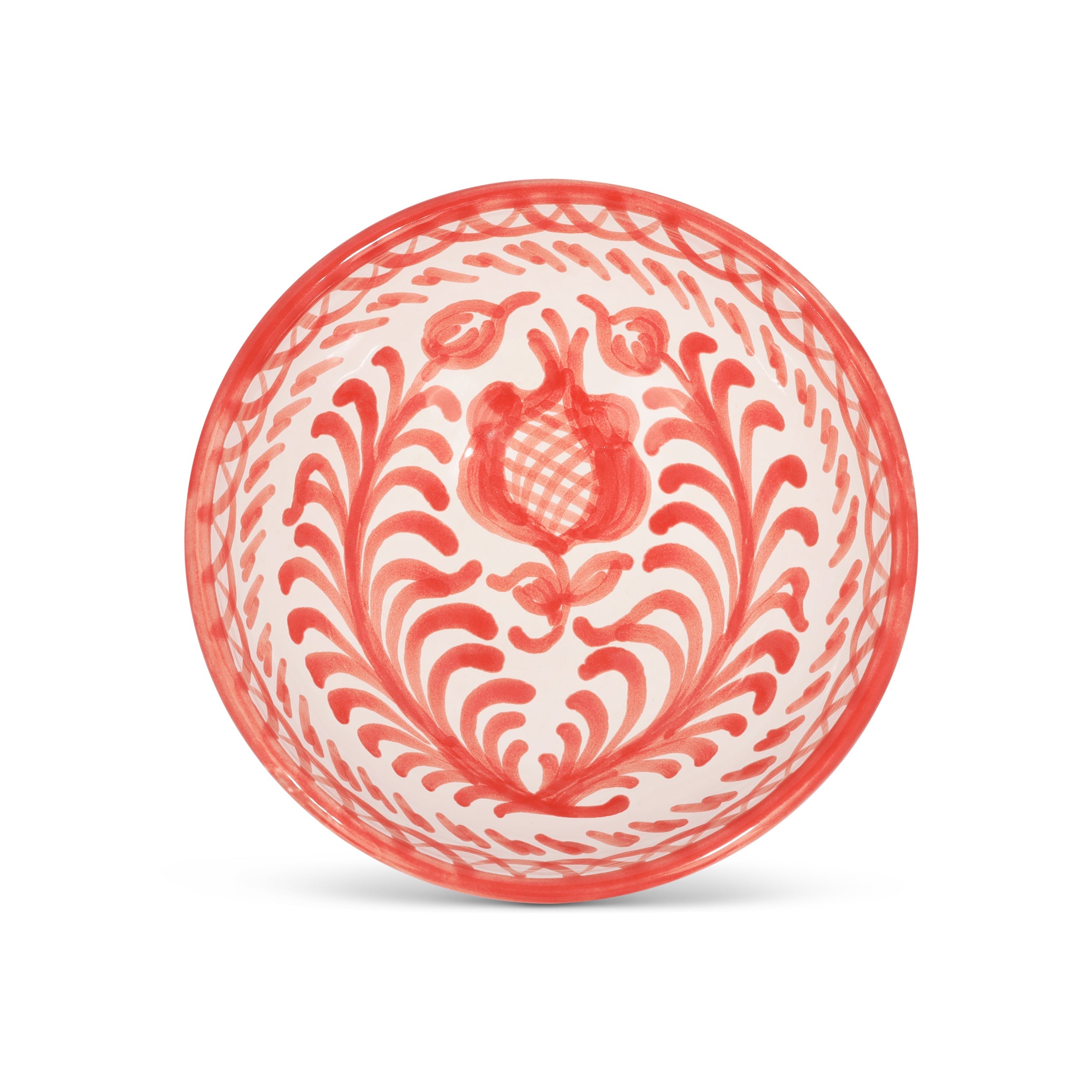 Small bowl with hand painted designs