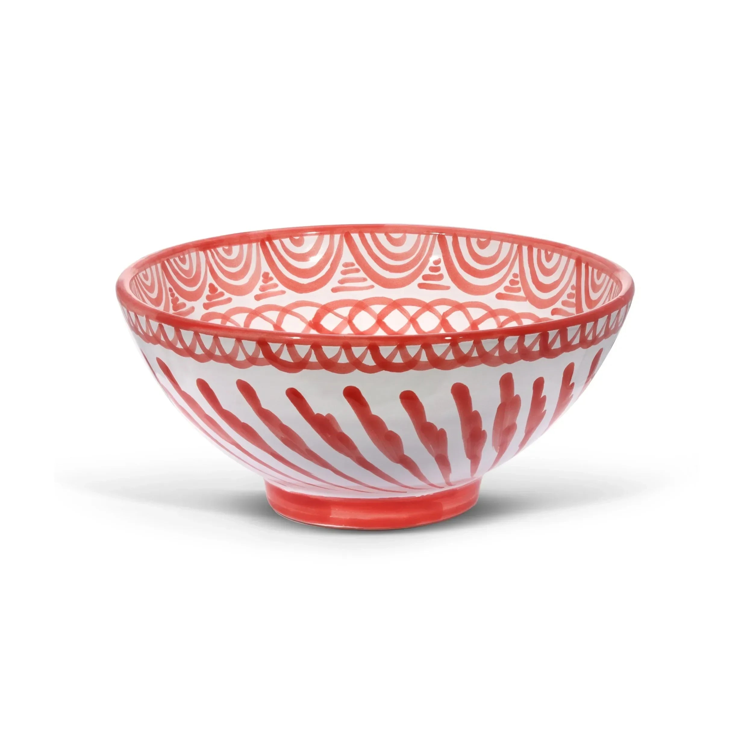 Medium bowl with hand painted designs - The Mayfair Hall