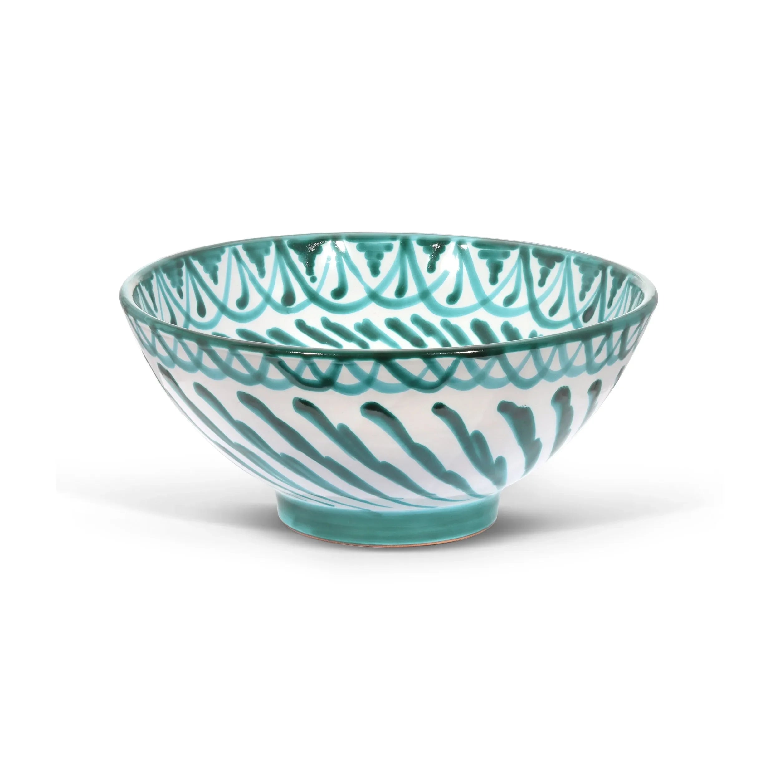 Medium bowl with hand painted designs - The Mayfair Hall