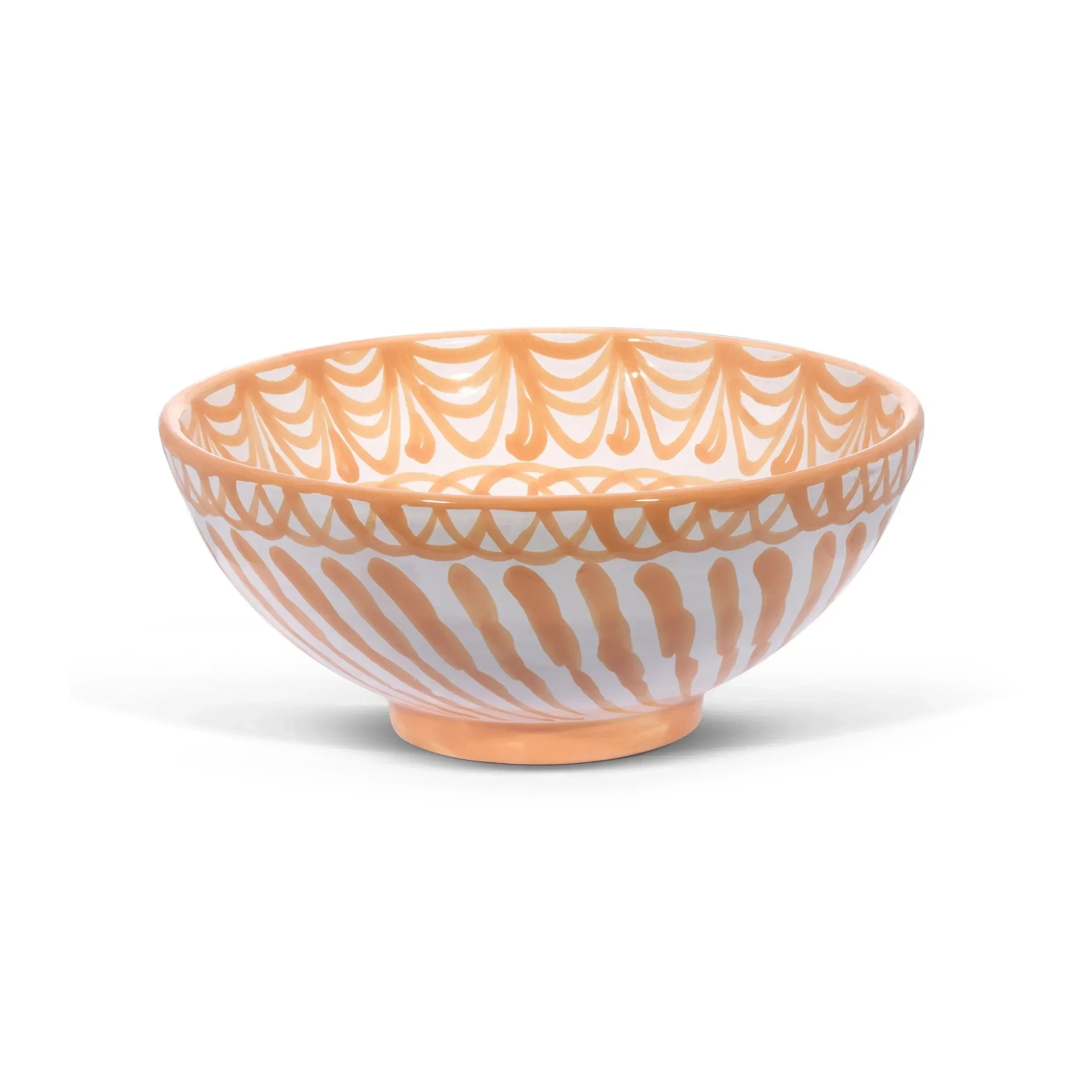 Medium bowl with hand painted designs - The Mayfair Hall