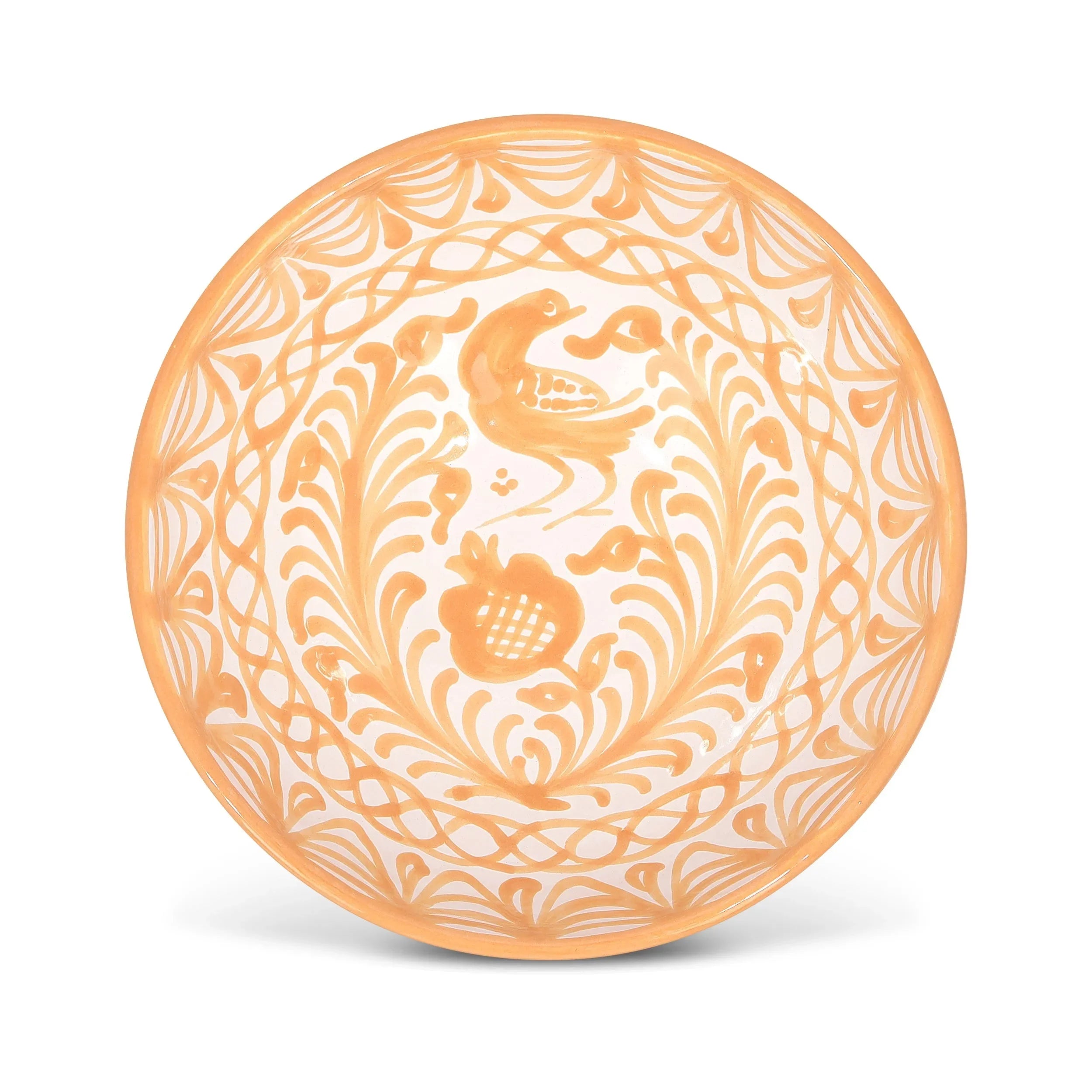 Medium bowl with hand painted designs - The Mayfair Hall