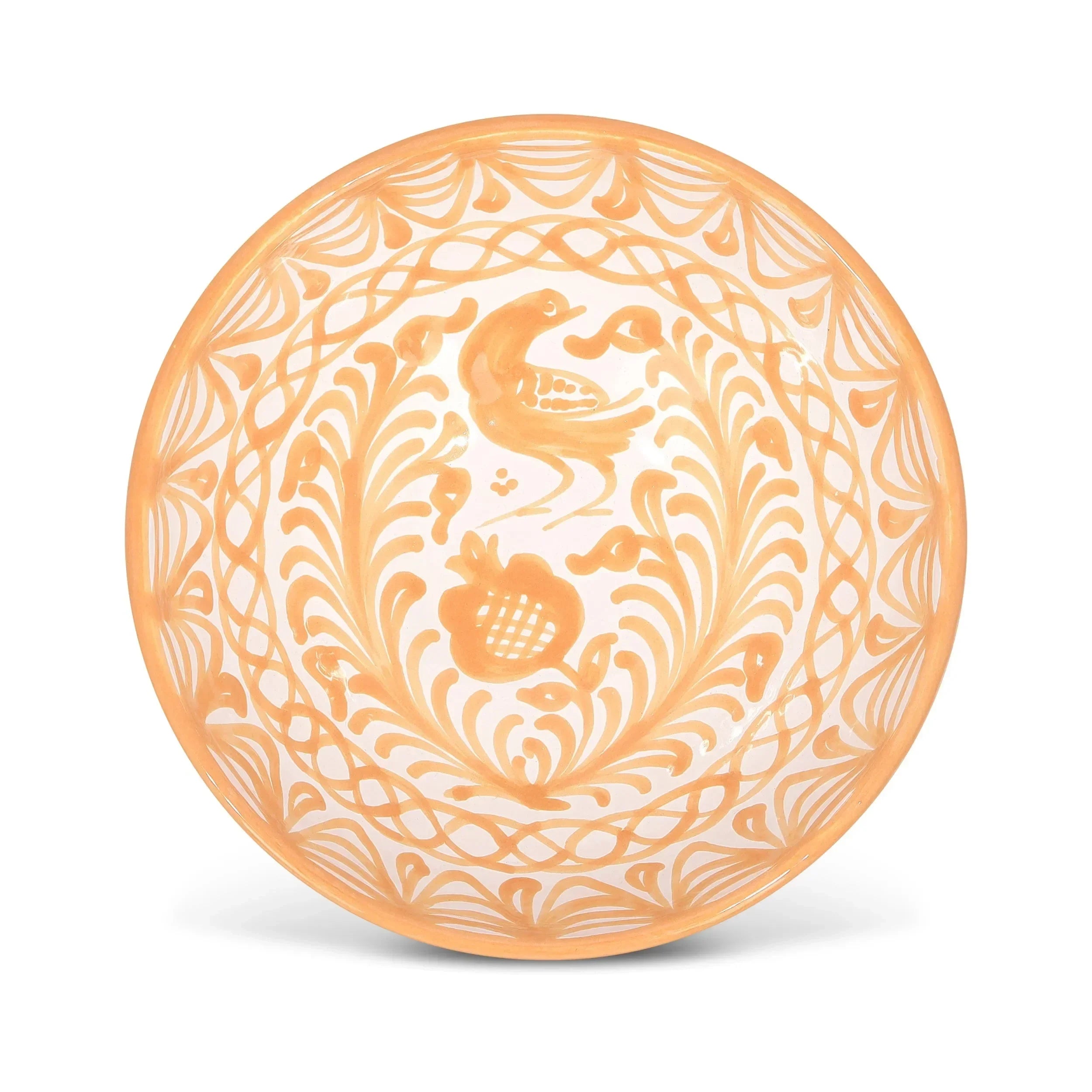 Medium bowl with hand painted designs - The Mayfair Hall