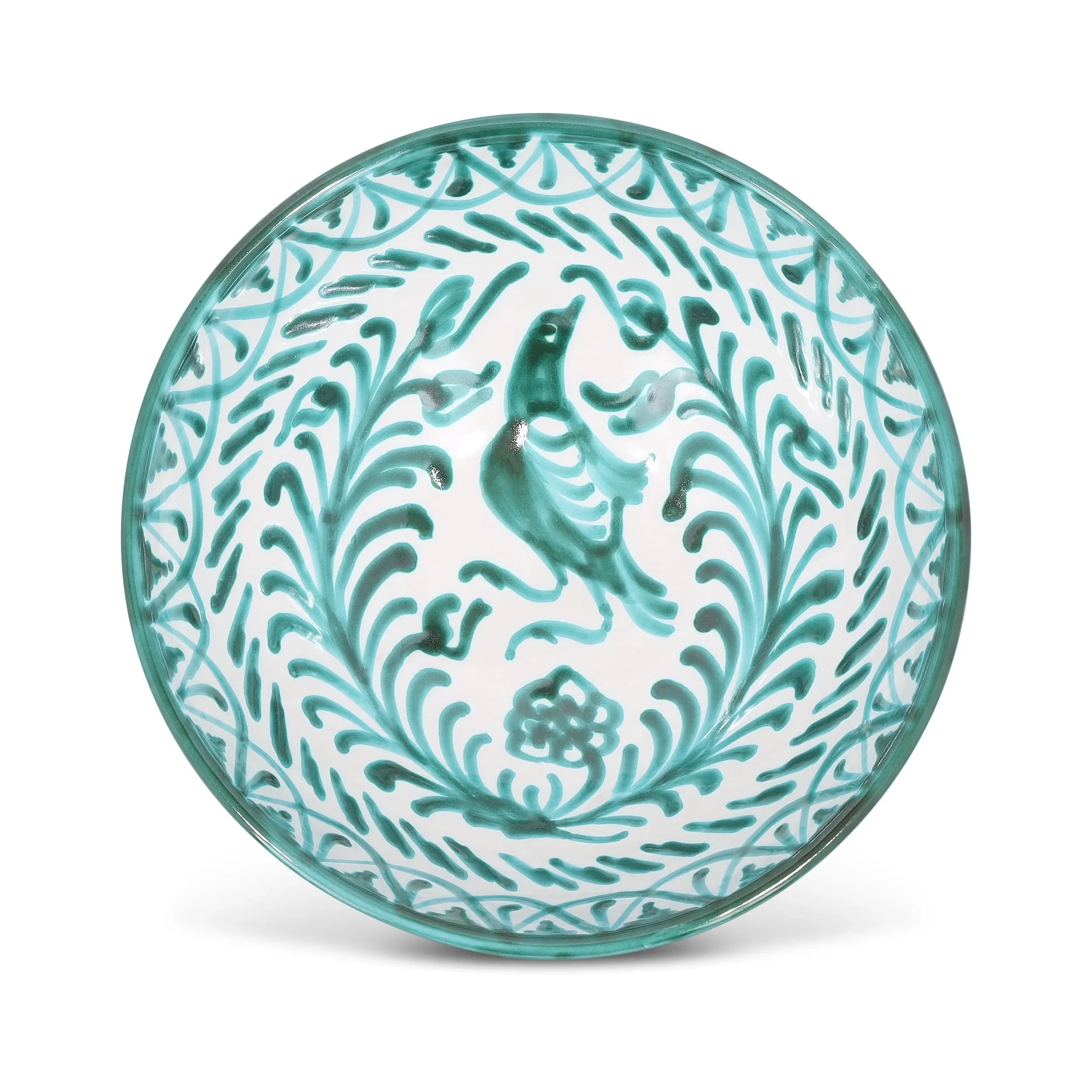 Medium bowl with hand painted designs - The Mayfair Hall