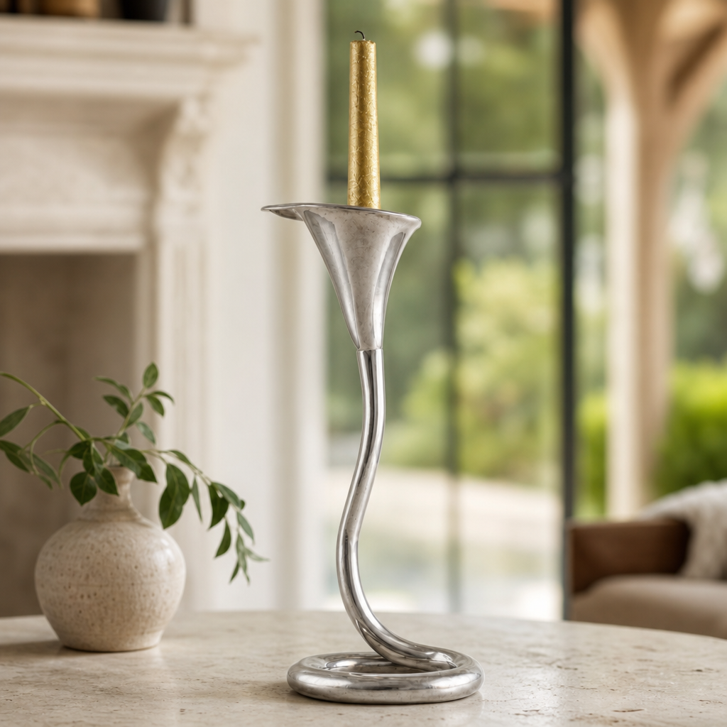 Lily Candlestick Tall