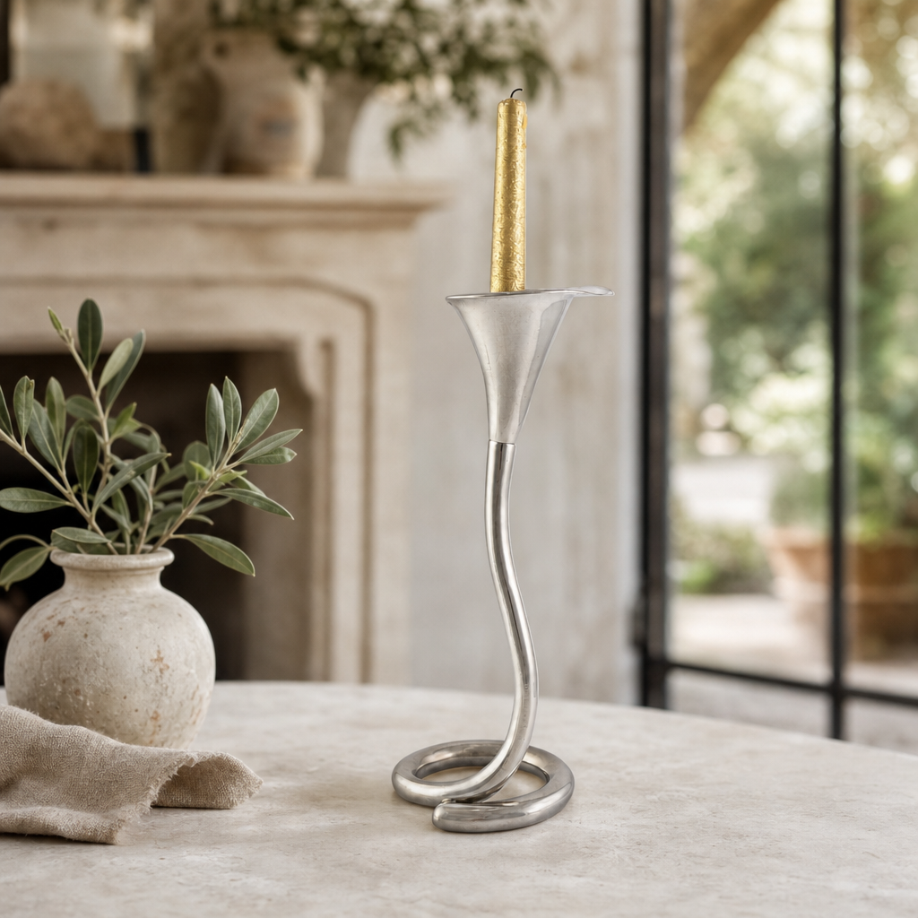 Lily Candlestick Tall