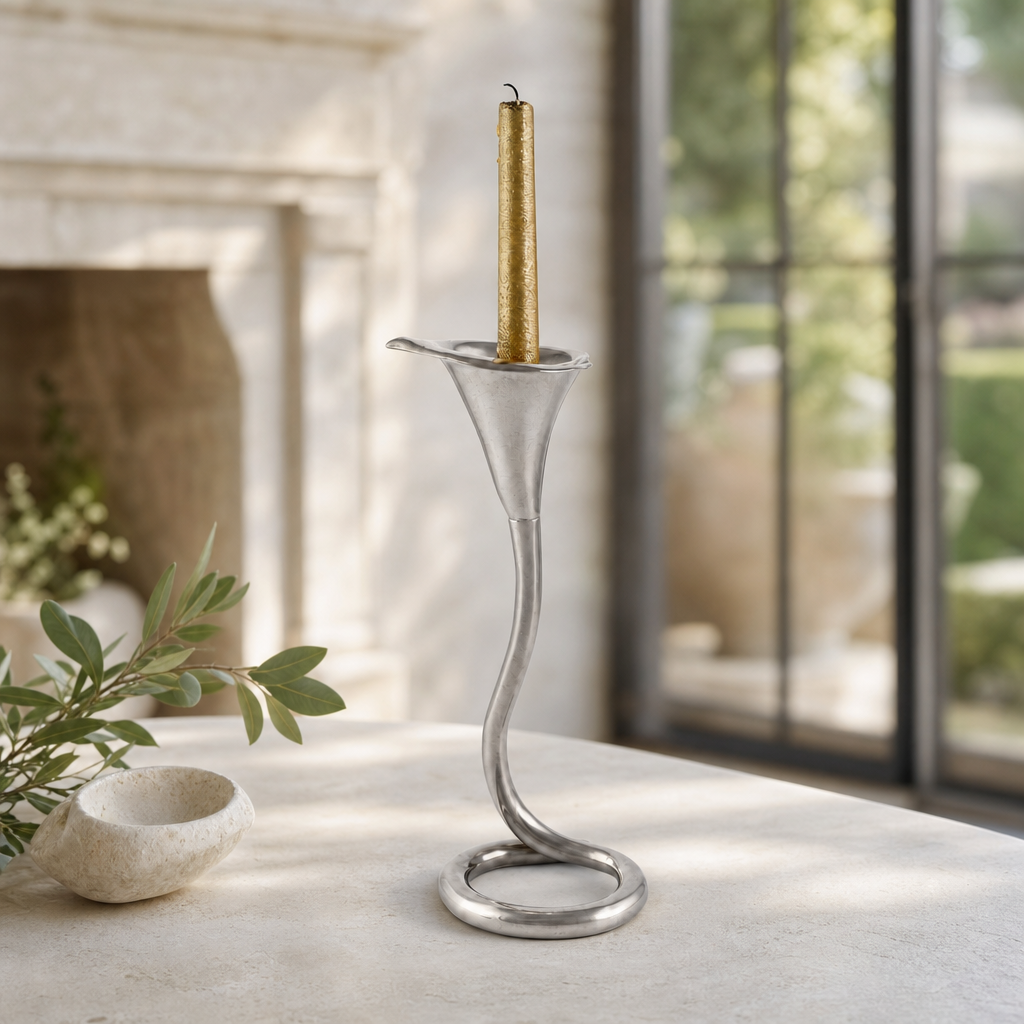 Lily Candlestick Tall