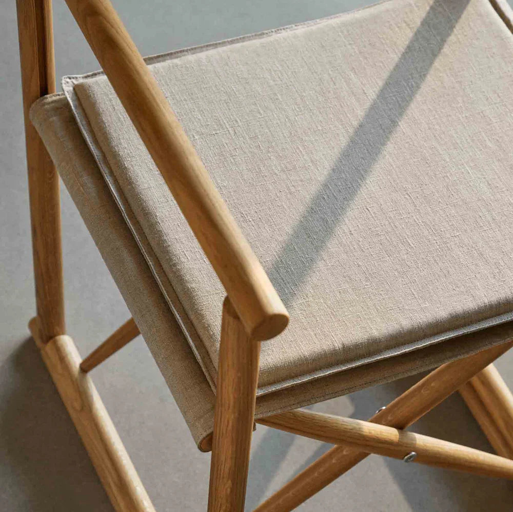 FDB Møbler J138 Folding Chair, Solid Nature Oiled Oak