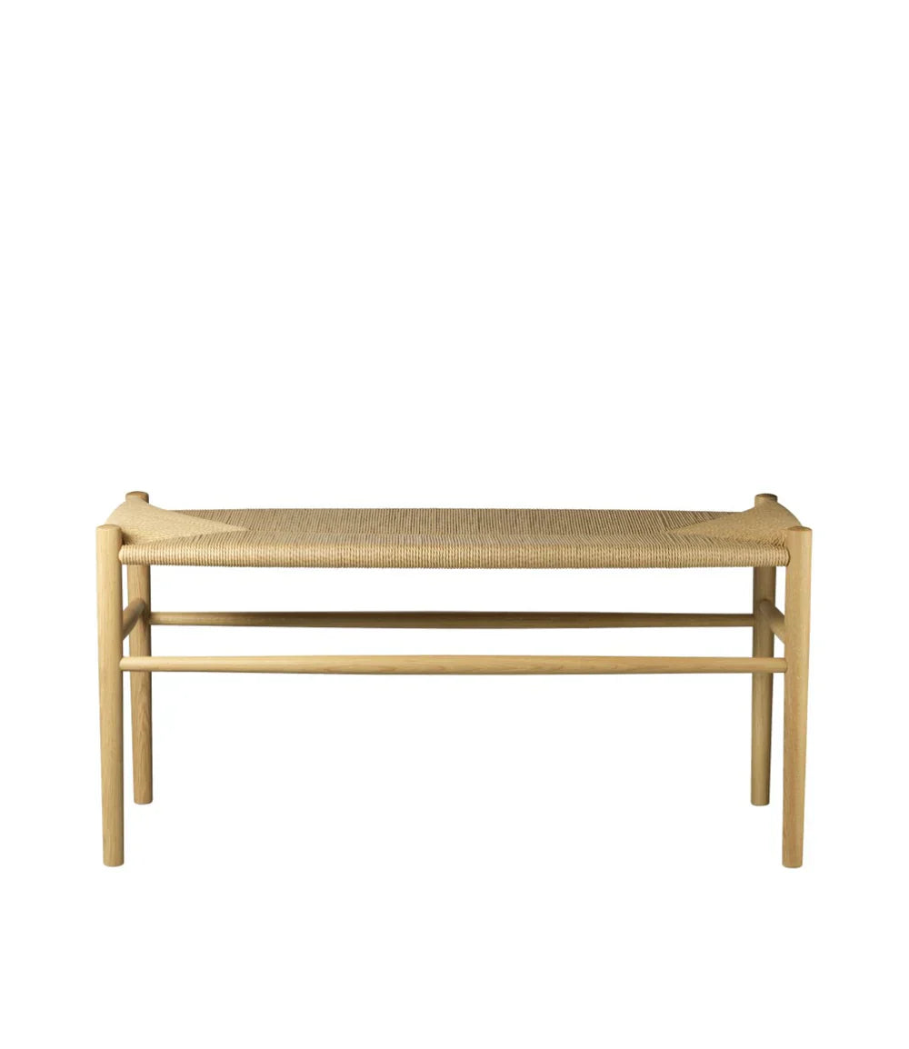 FDB Møbler J163, Piano Bench, Nature Lacquered Oak