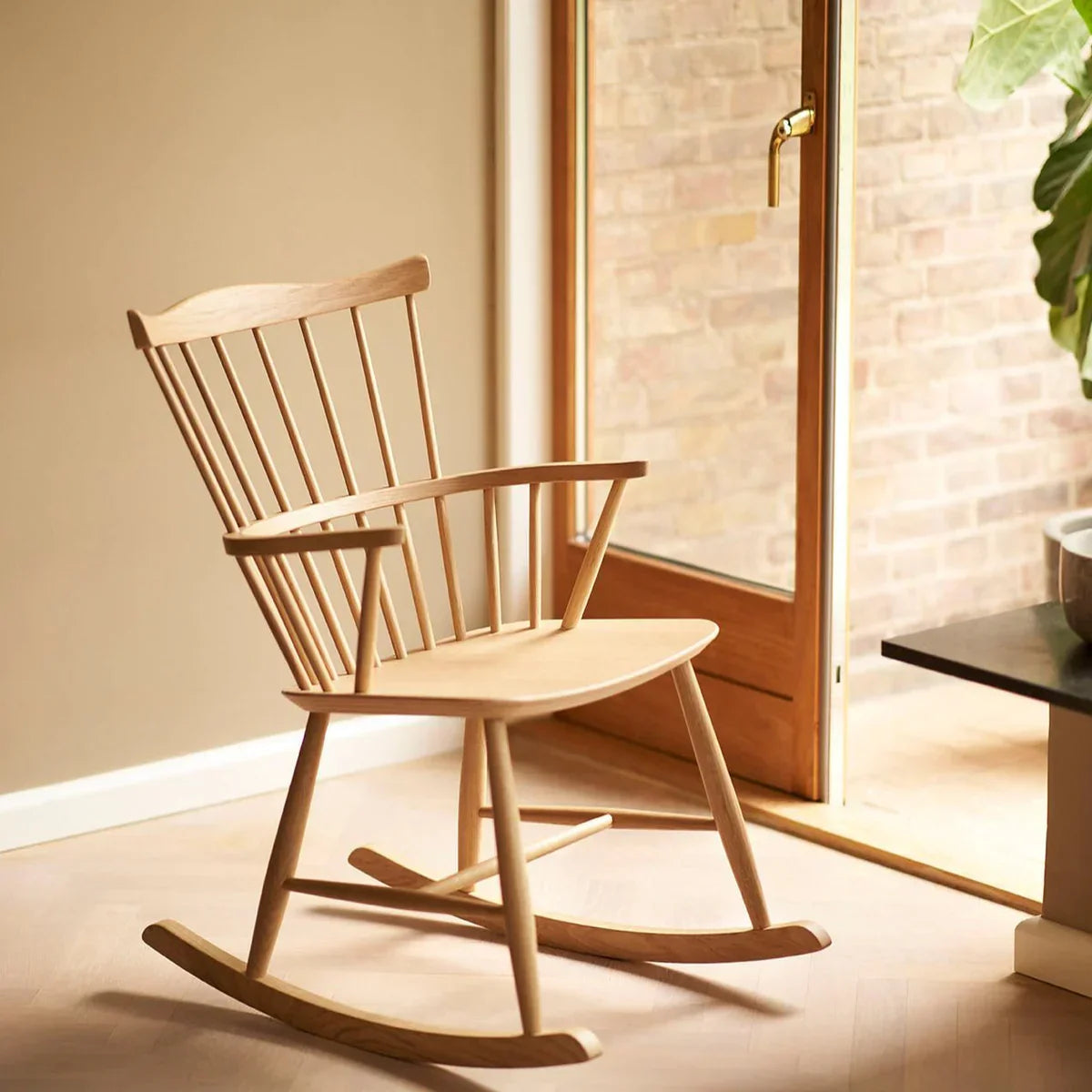 FDB Møbler J52G Rocking Chair, Nature Oiled Oak