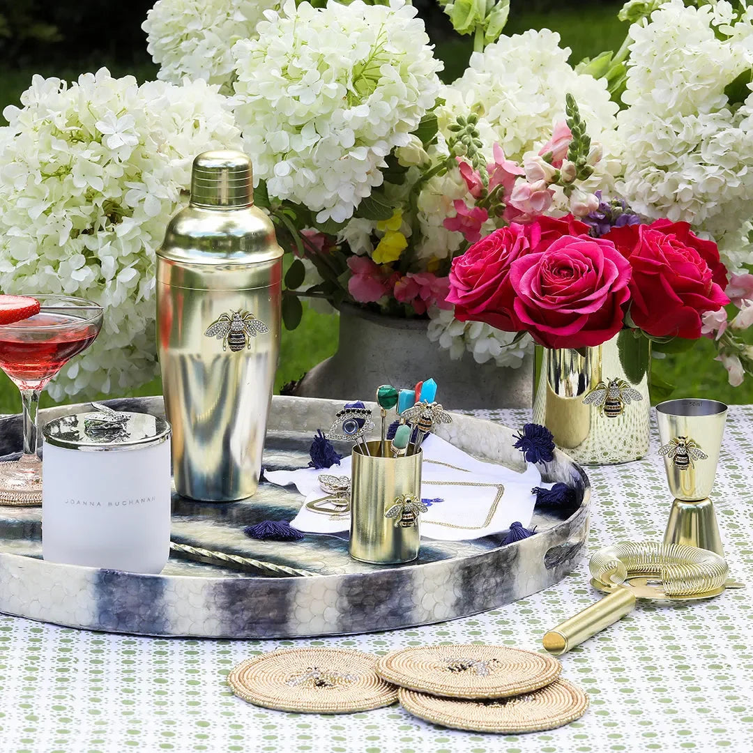 Dot print tablecloth, green - The Mayfair Hall