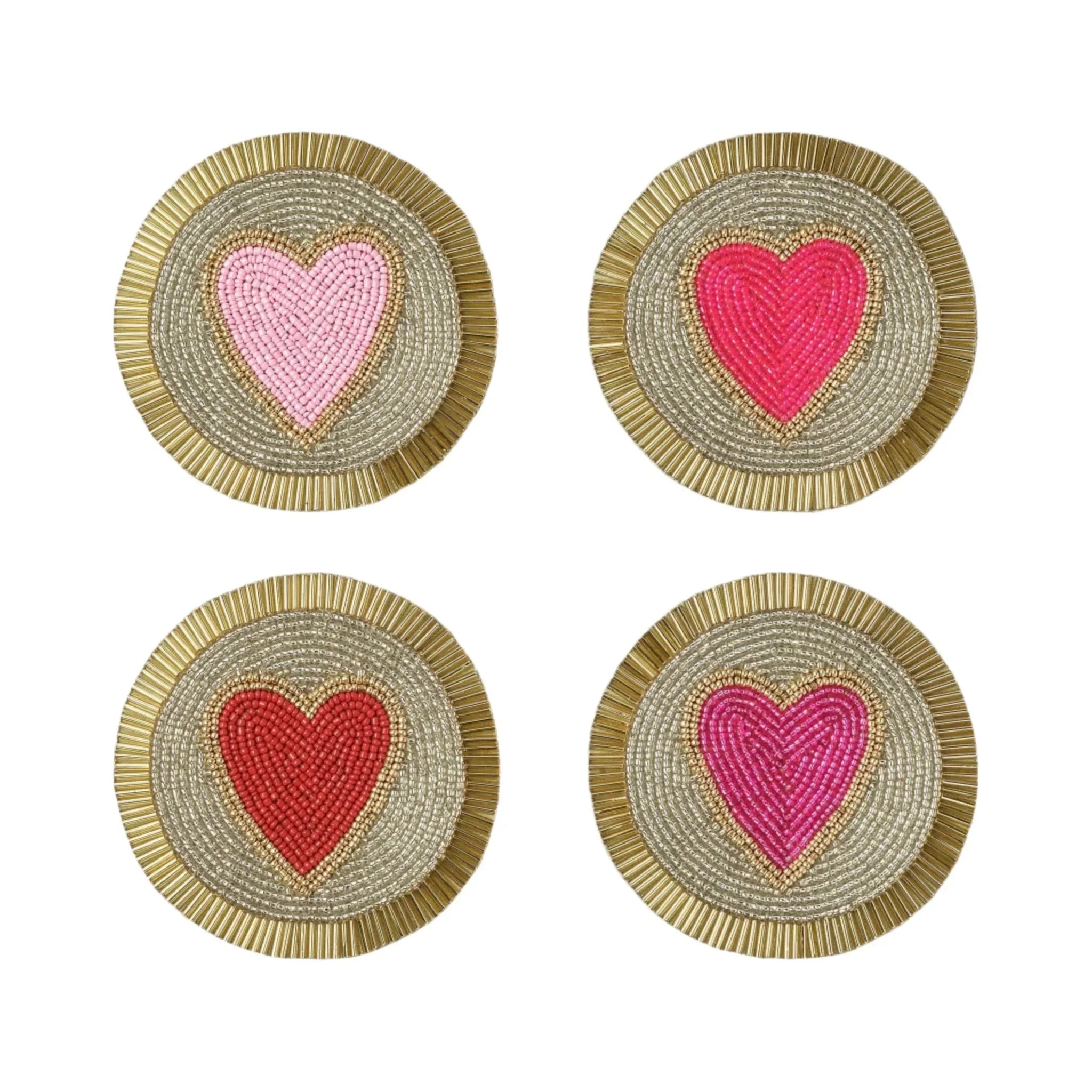Heart coasters - The Mayfair Hall