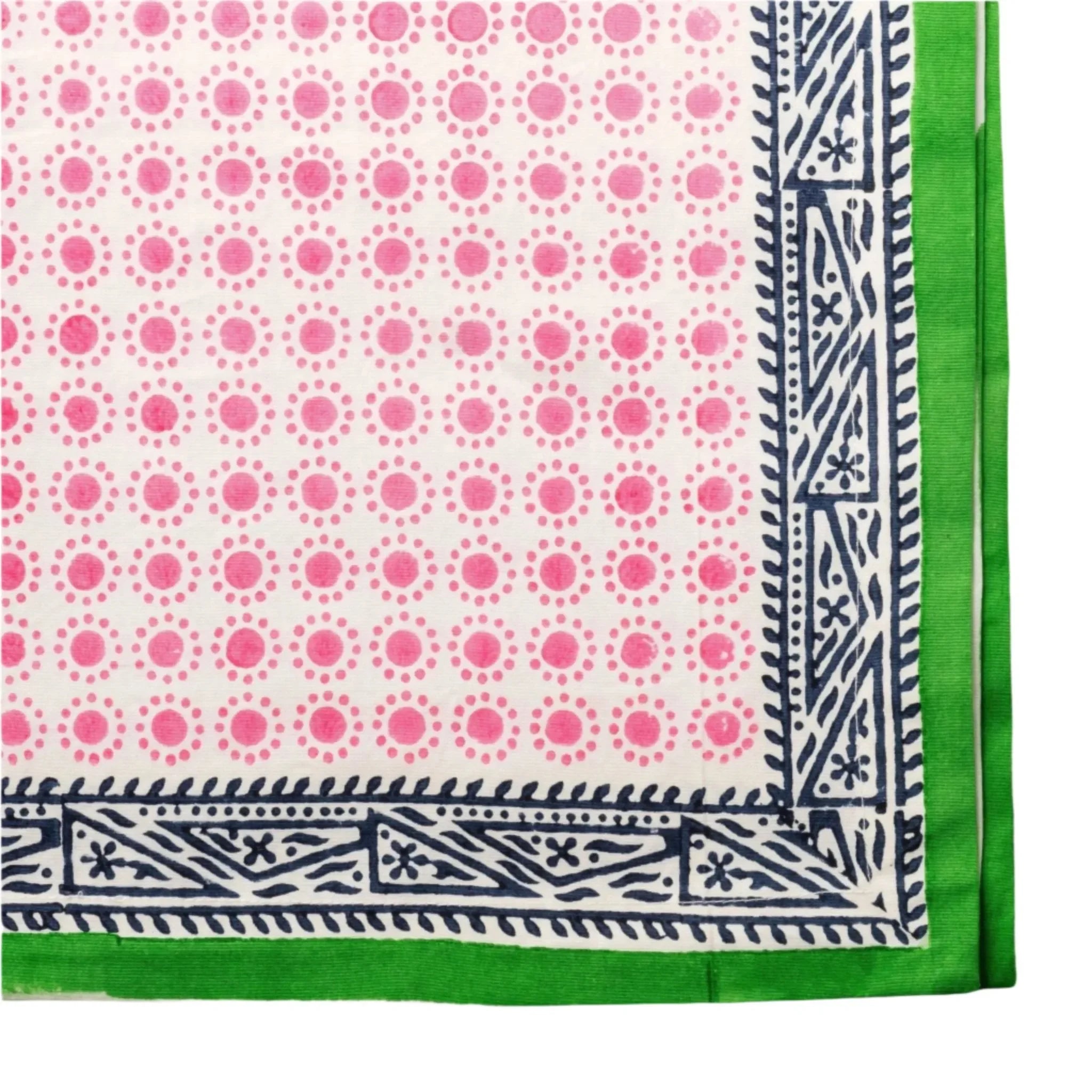 Dot print tablecloth, pink - The Mayfair Hall
