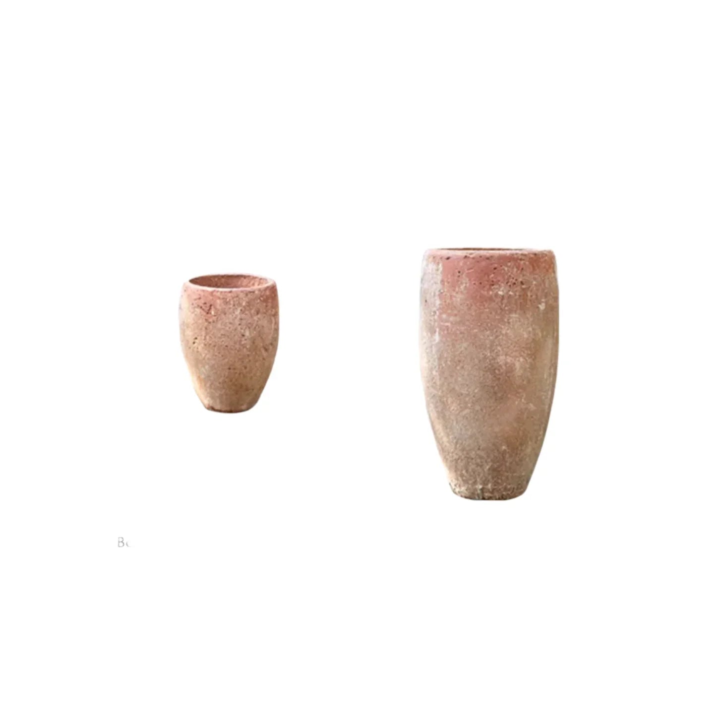 Distressed Cement Plant Pot Tall - The Mayfair Hall