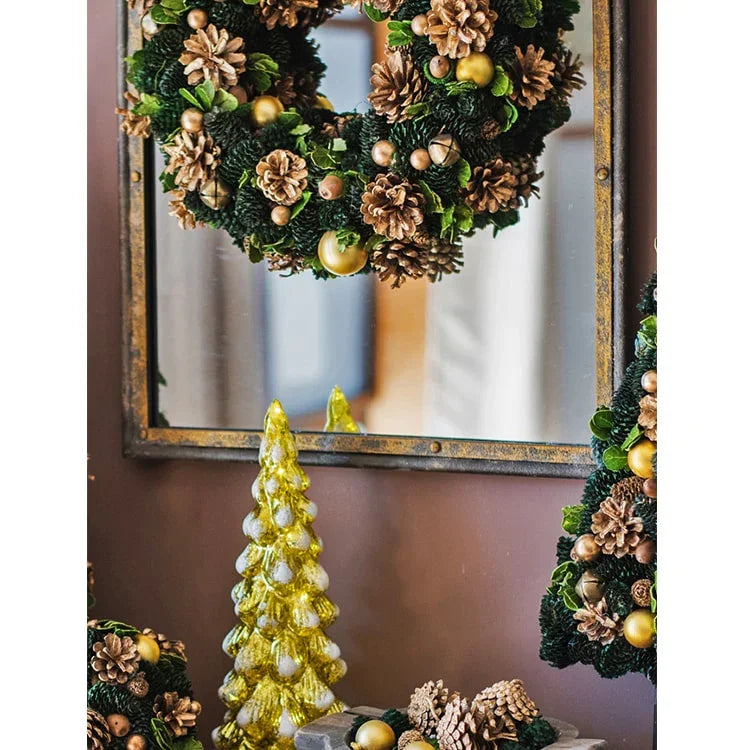 Antique Style Dark Iron Mirror - The Mayfair Hall